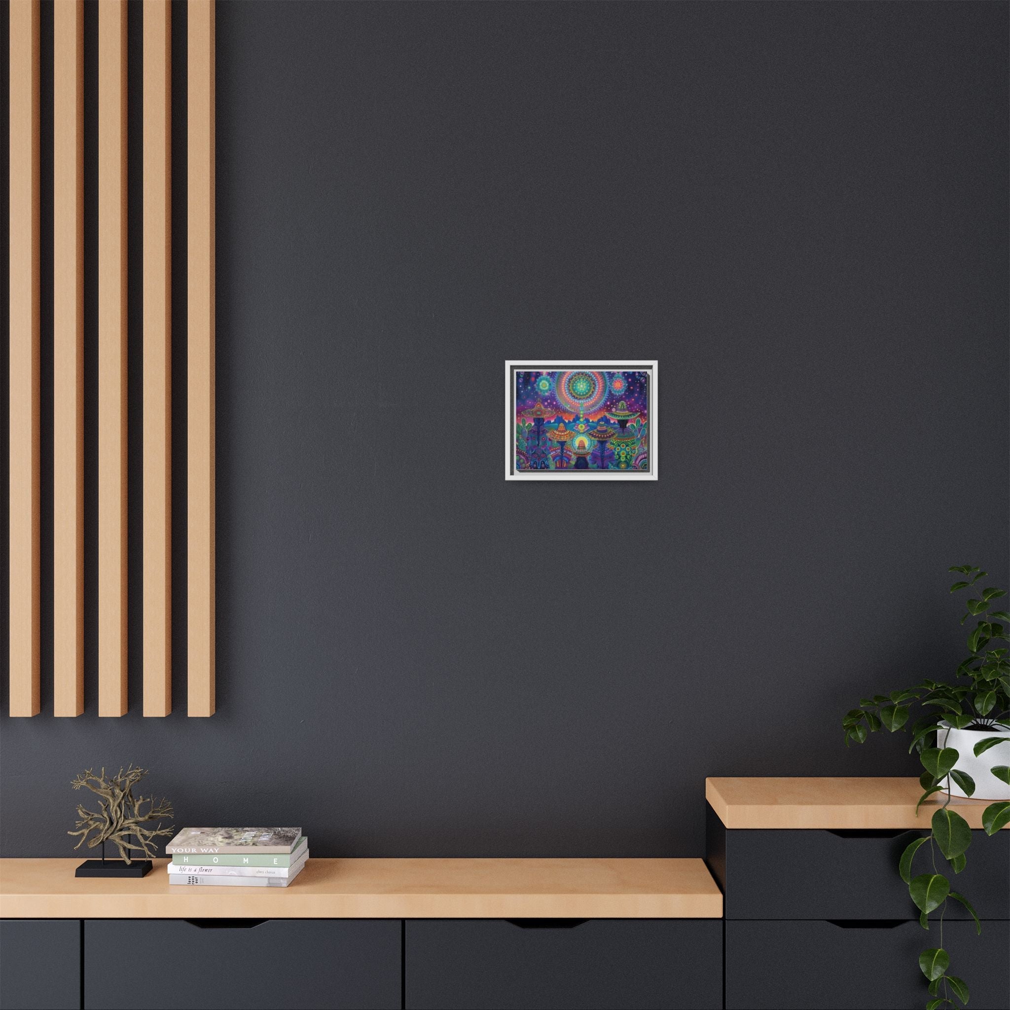 Matte Canvas, Framed (Multi-color) Printify