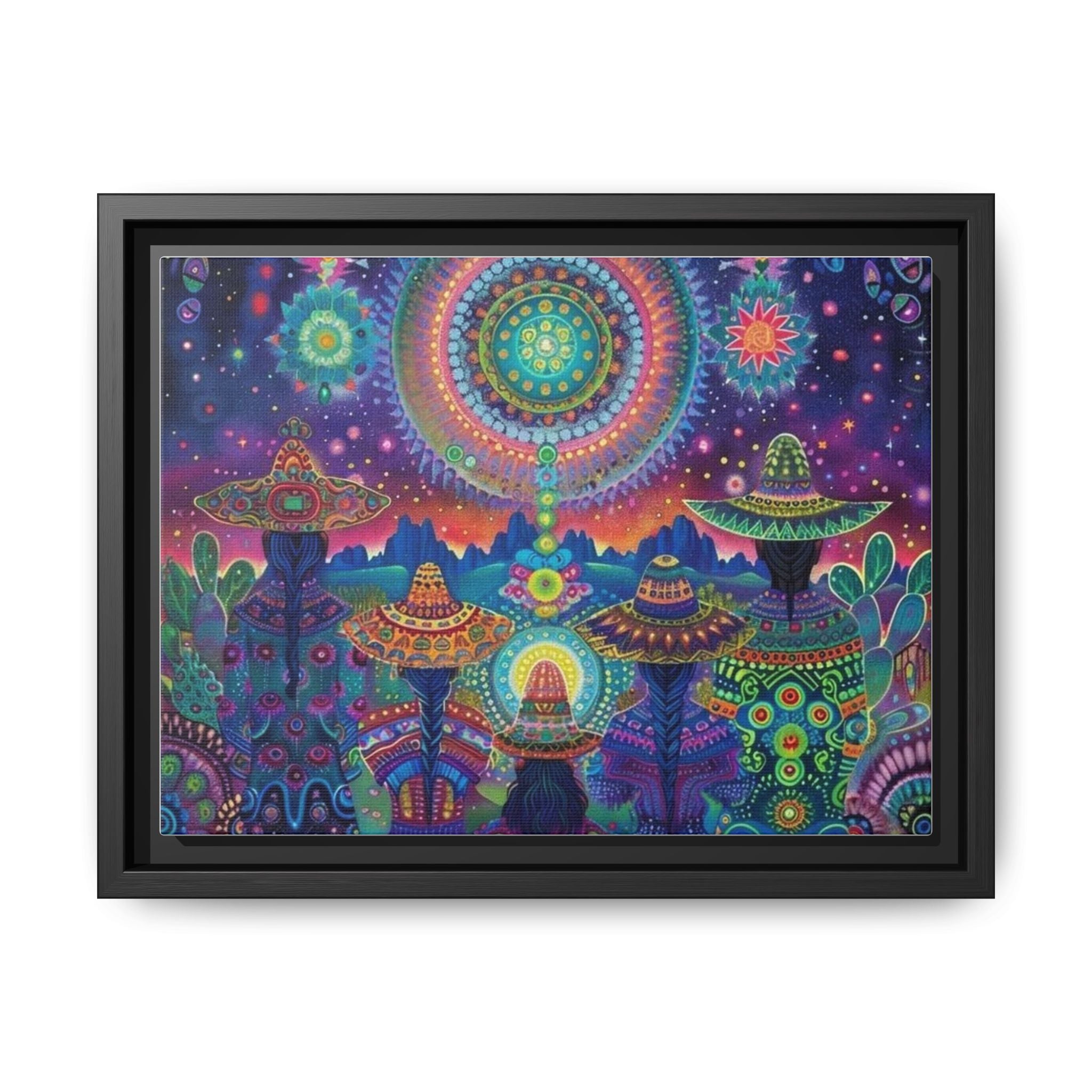 Matte Canvas, Framed (Multi-color) Printify
