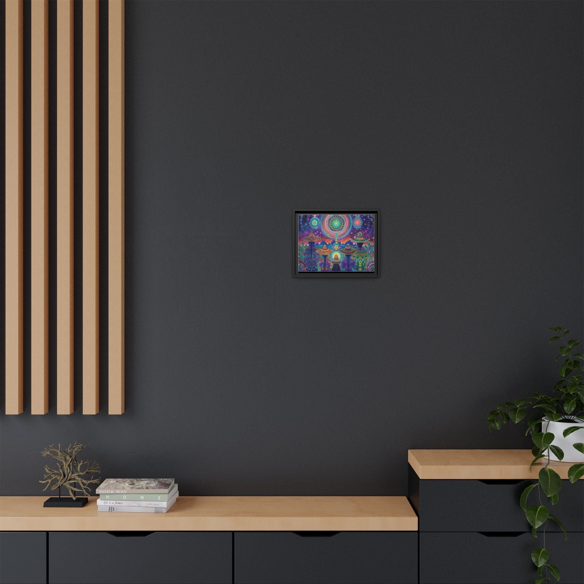 Matte Canvas, Framed (Multi-color) Printify