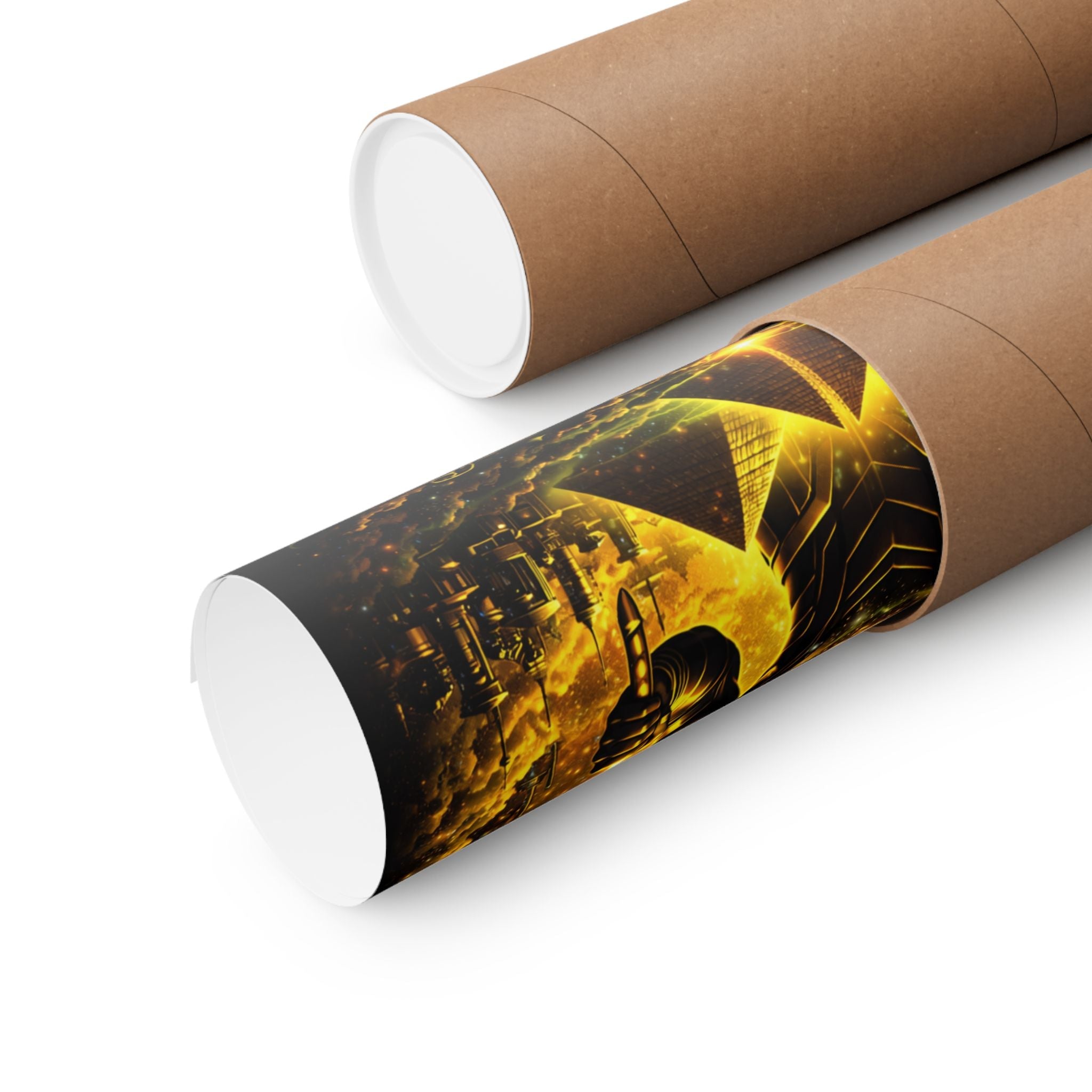 JR Vortex Cosmic Guardian Poster — Ether Ascension Art Printify