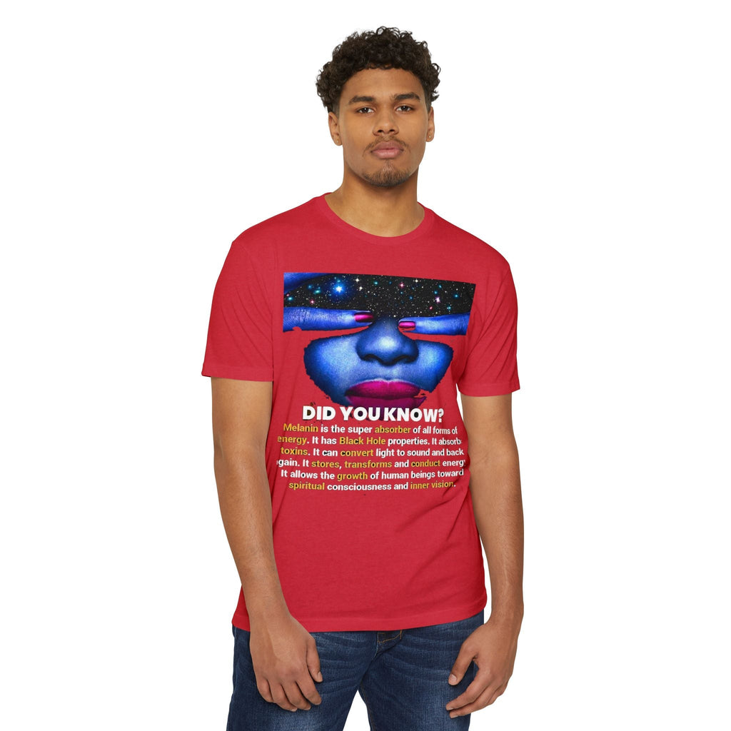Melanin Power T-Shirt — "Did You Know?" Inspirational Black Pride Tee Printify