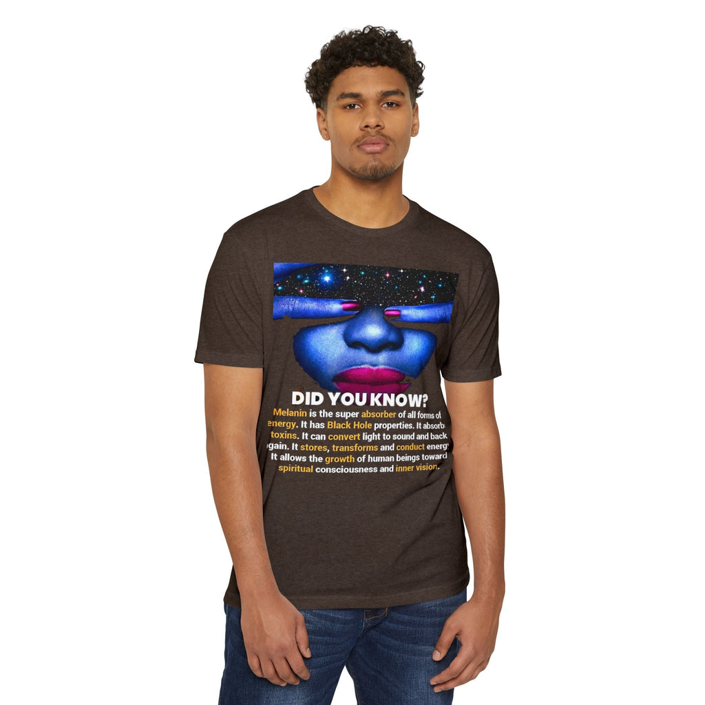 Melanin Power T-Shirt — "Did You Know?" Inspirational Black Pride Tee Printify