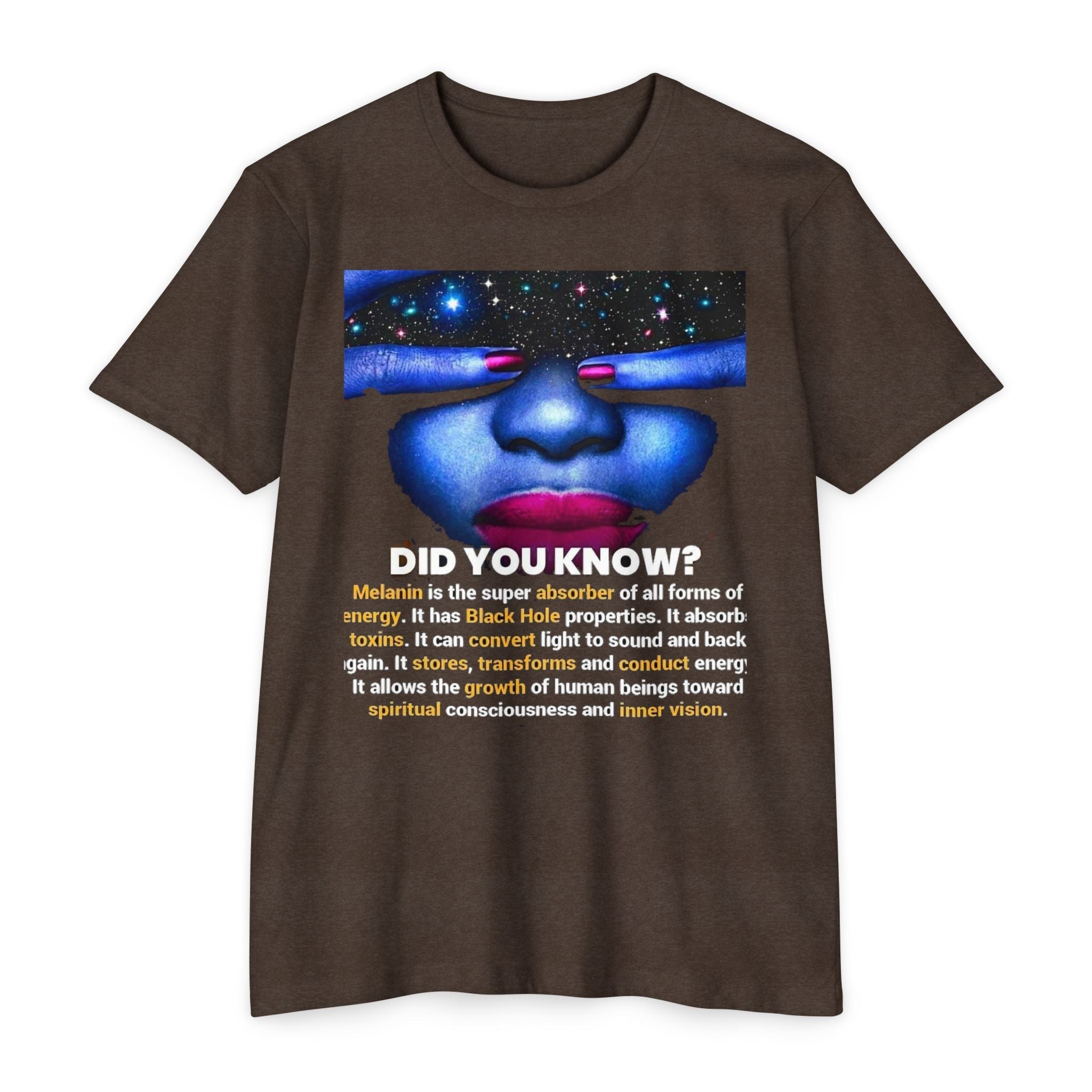 Melanin Power T-Shirt — "Did You Know?" Inspirational Black Pride Tee Printify