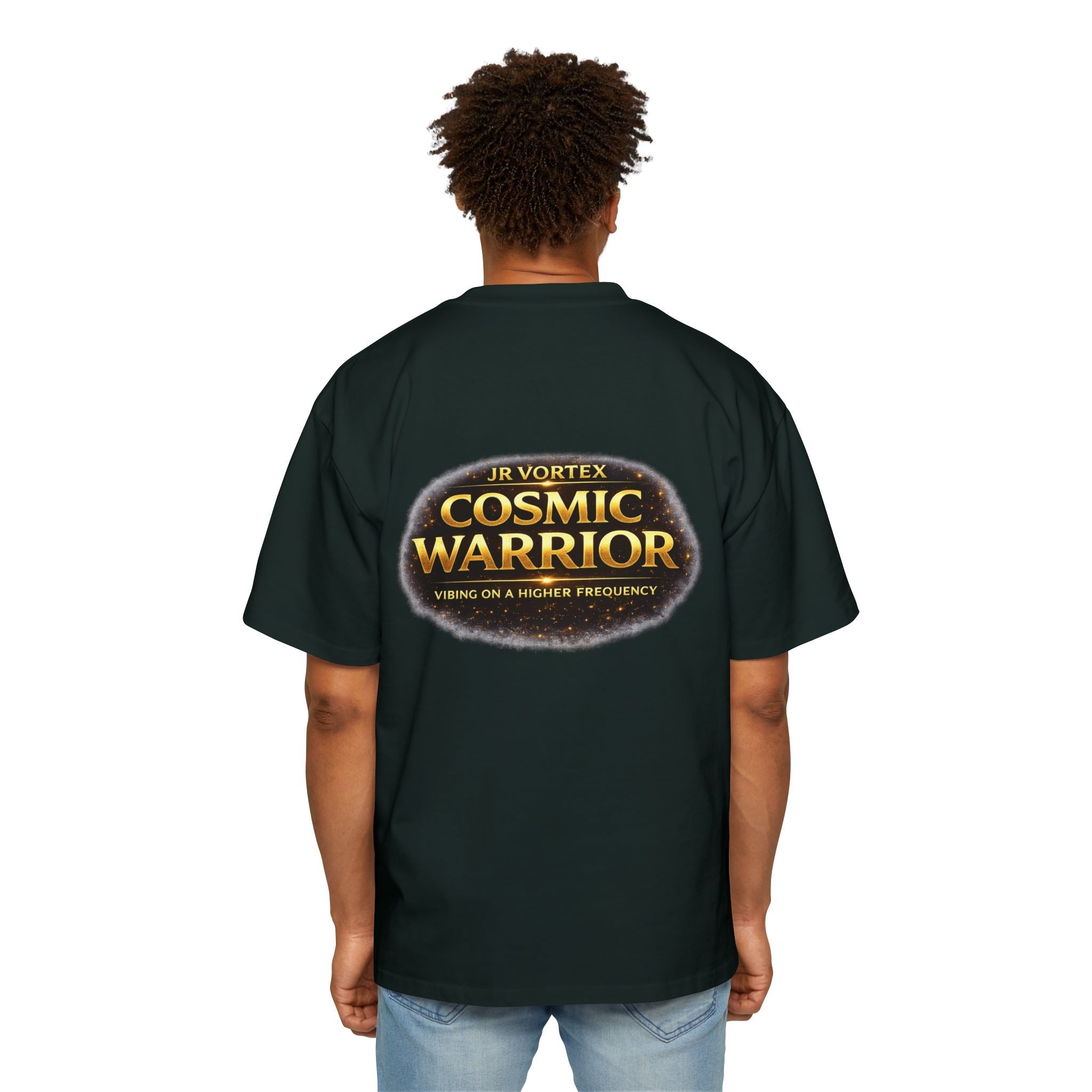 Cosmic Warrior Oversized Tee — JR Vortex Printify