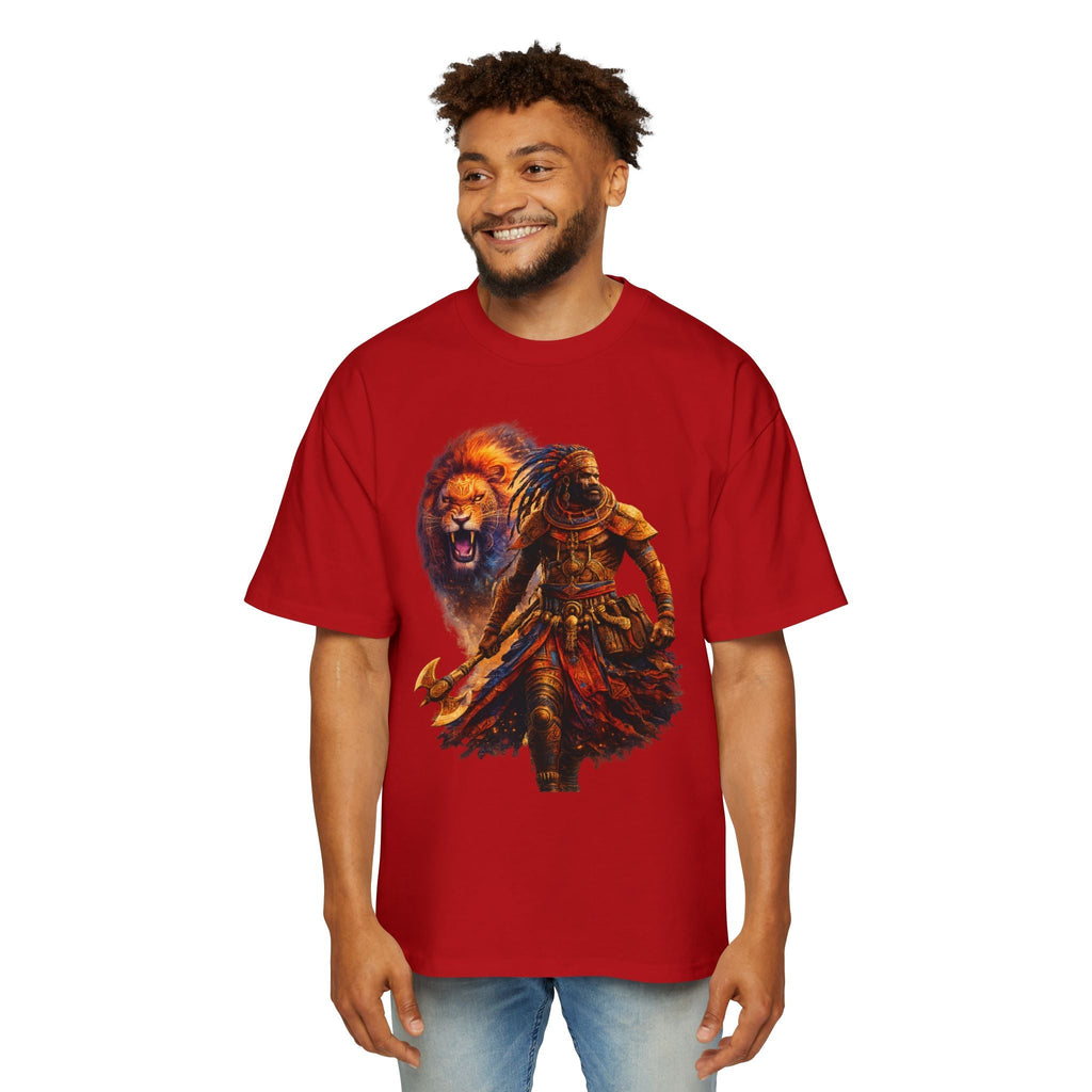 Cosmic Warrior Oversized Tee — JR Vortex Printify