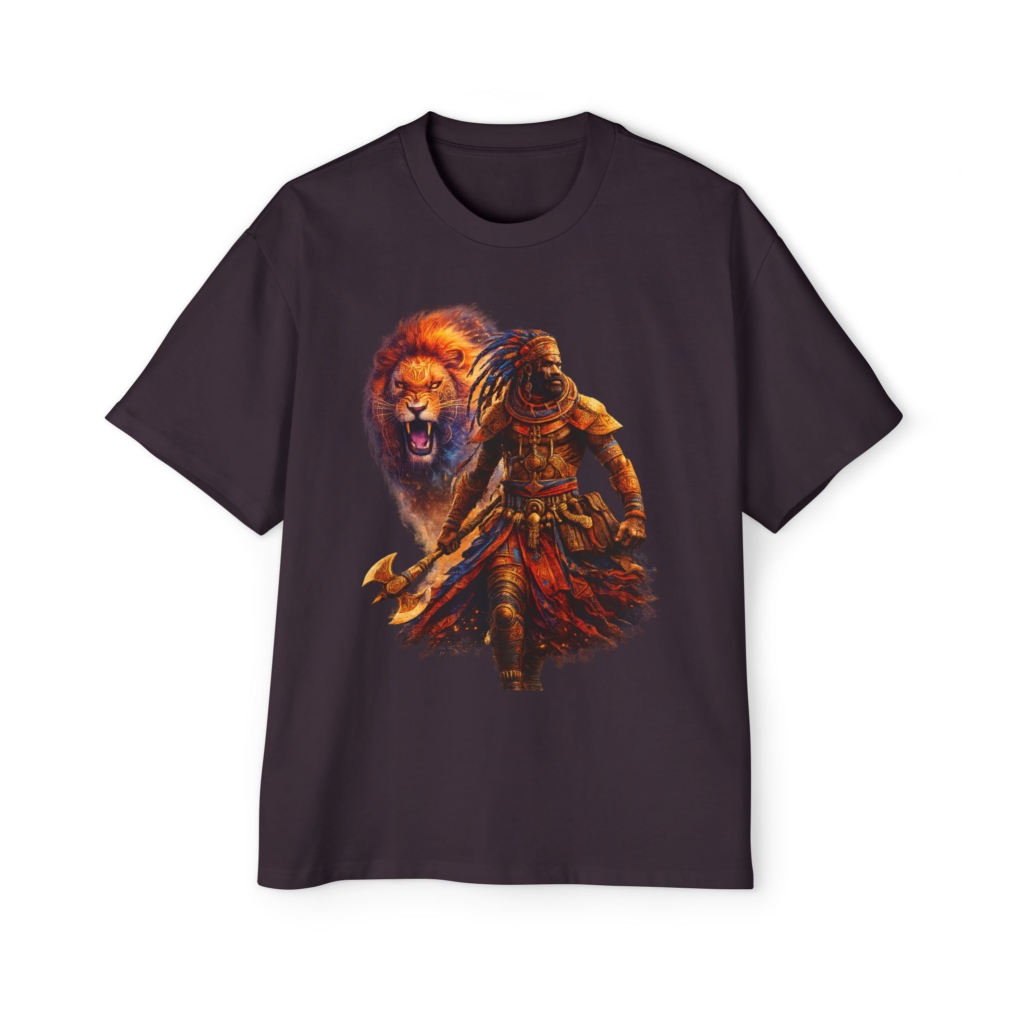 Cosmic Warrior Oversized Tee — JR Vortex Printify