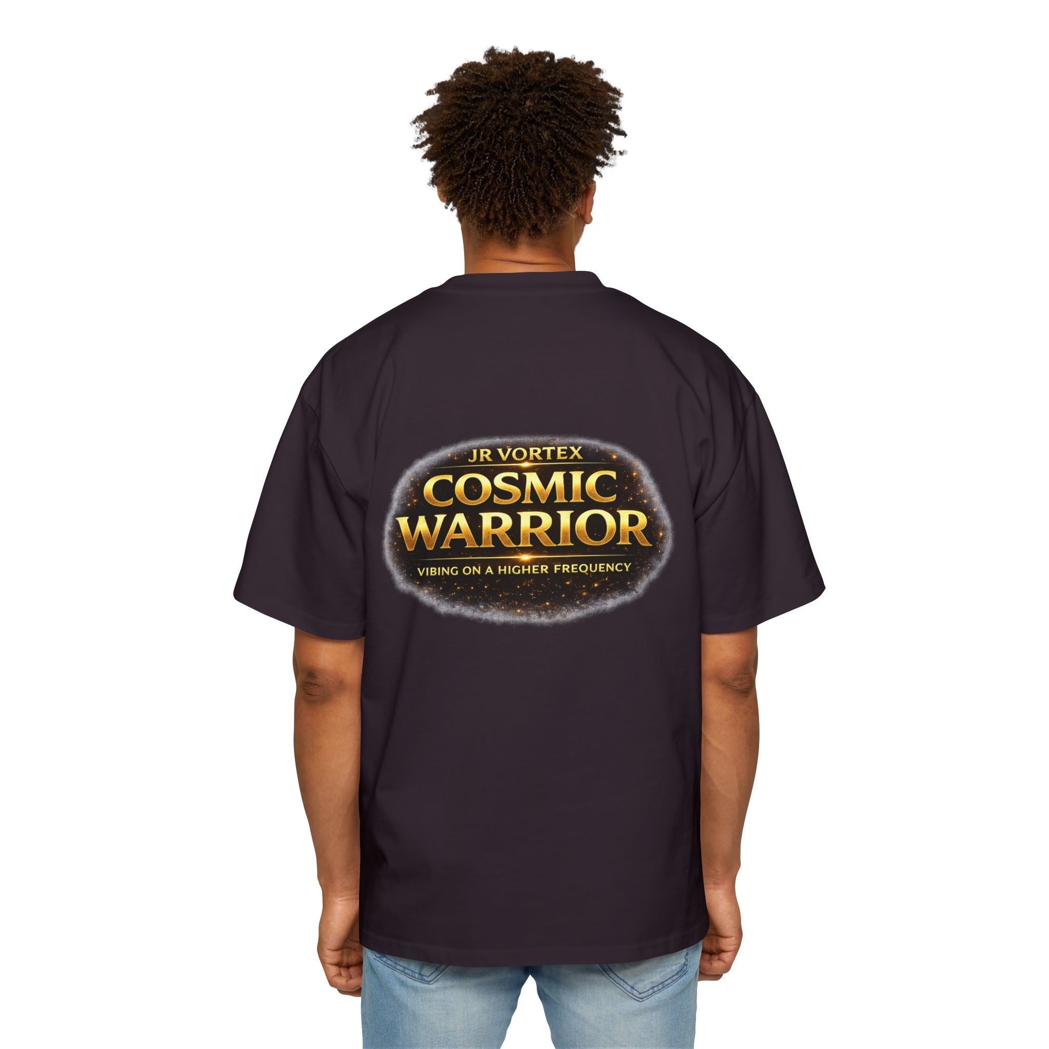Cosmic Warrior Oversized Tee — JR Vortex Printify