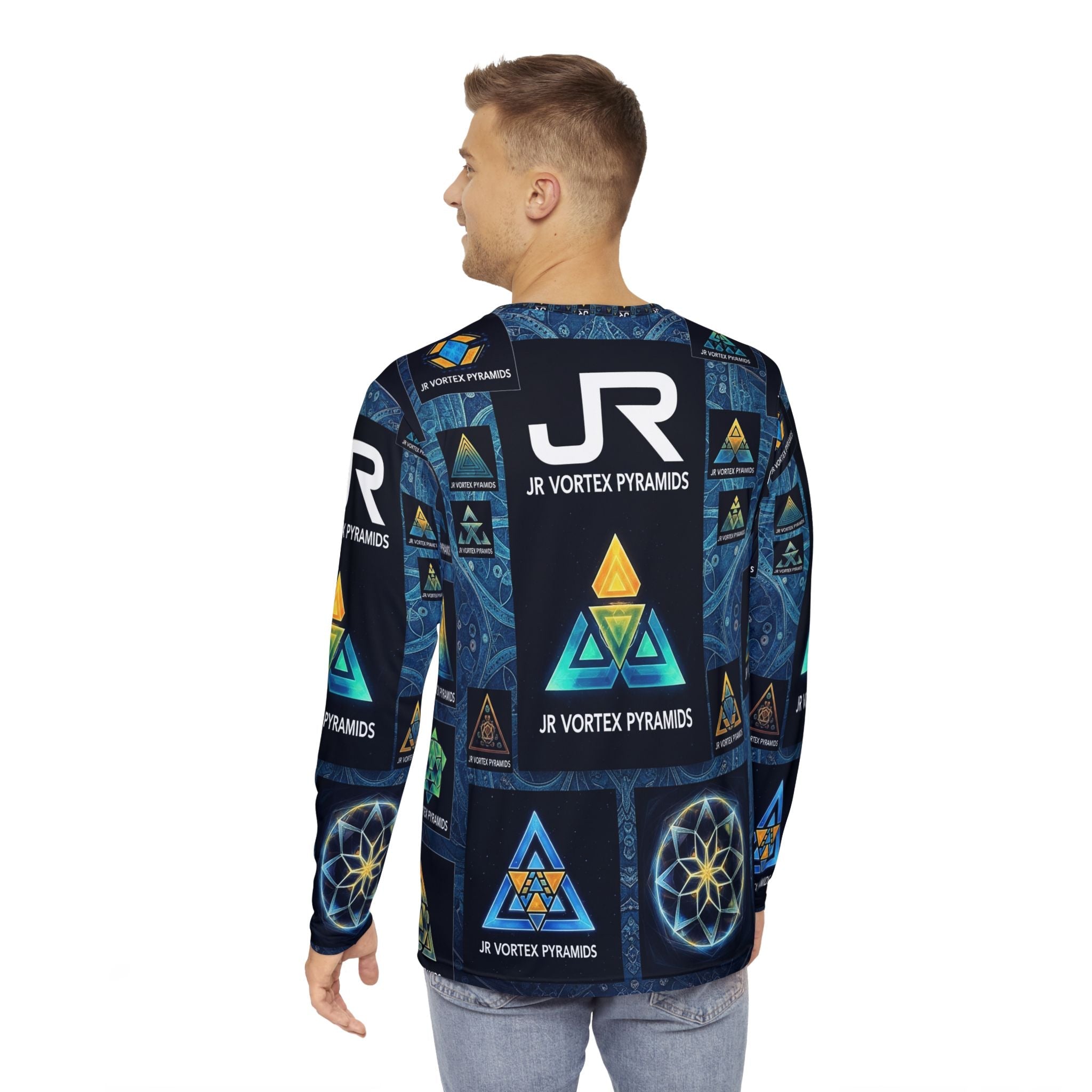 JR Vortex — “Pyramid Frequency” AOP Long Sleeve