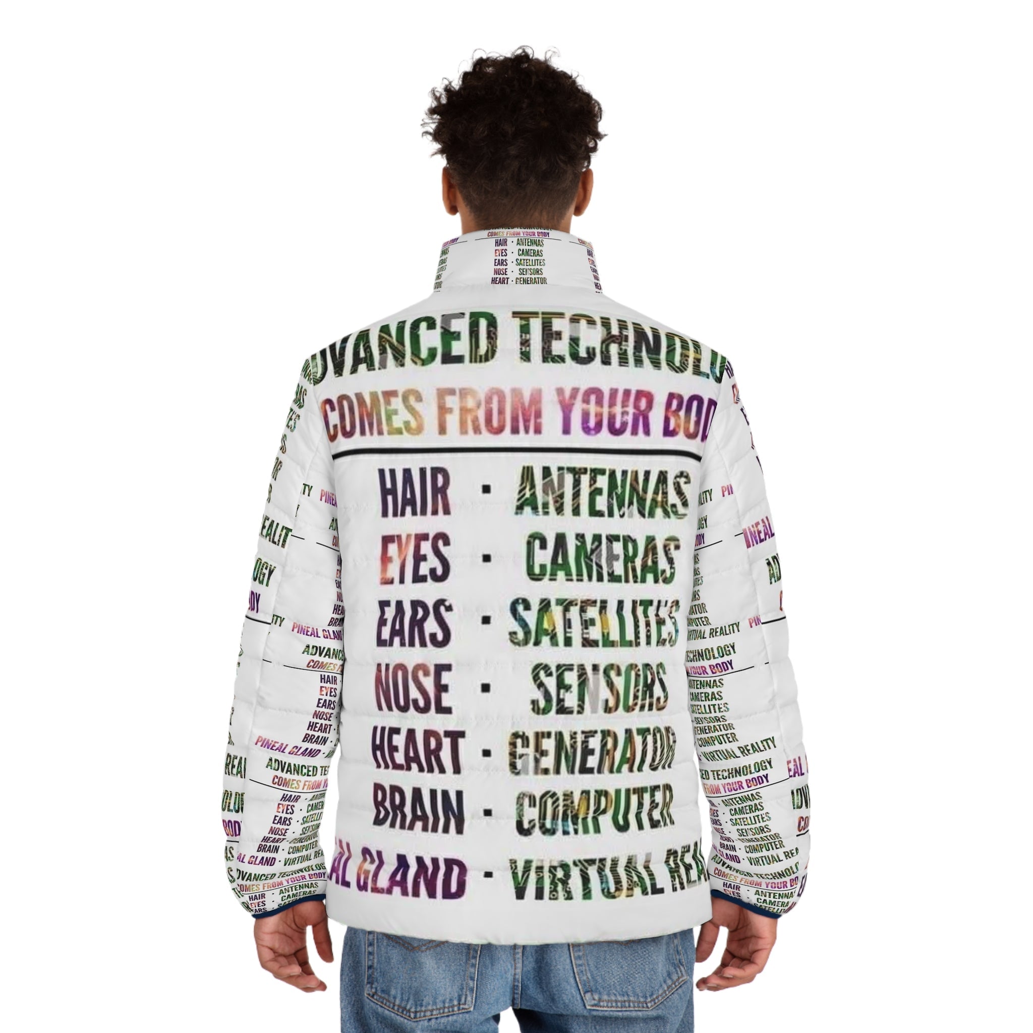 Men's Puffer Jacket (AOP) Printify