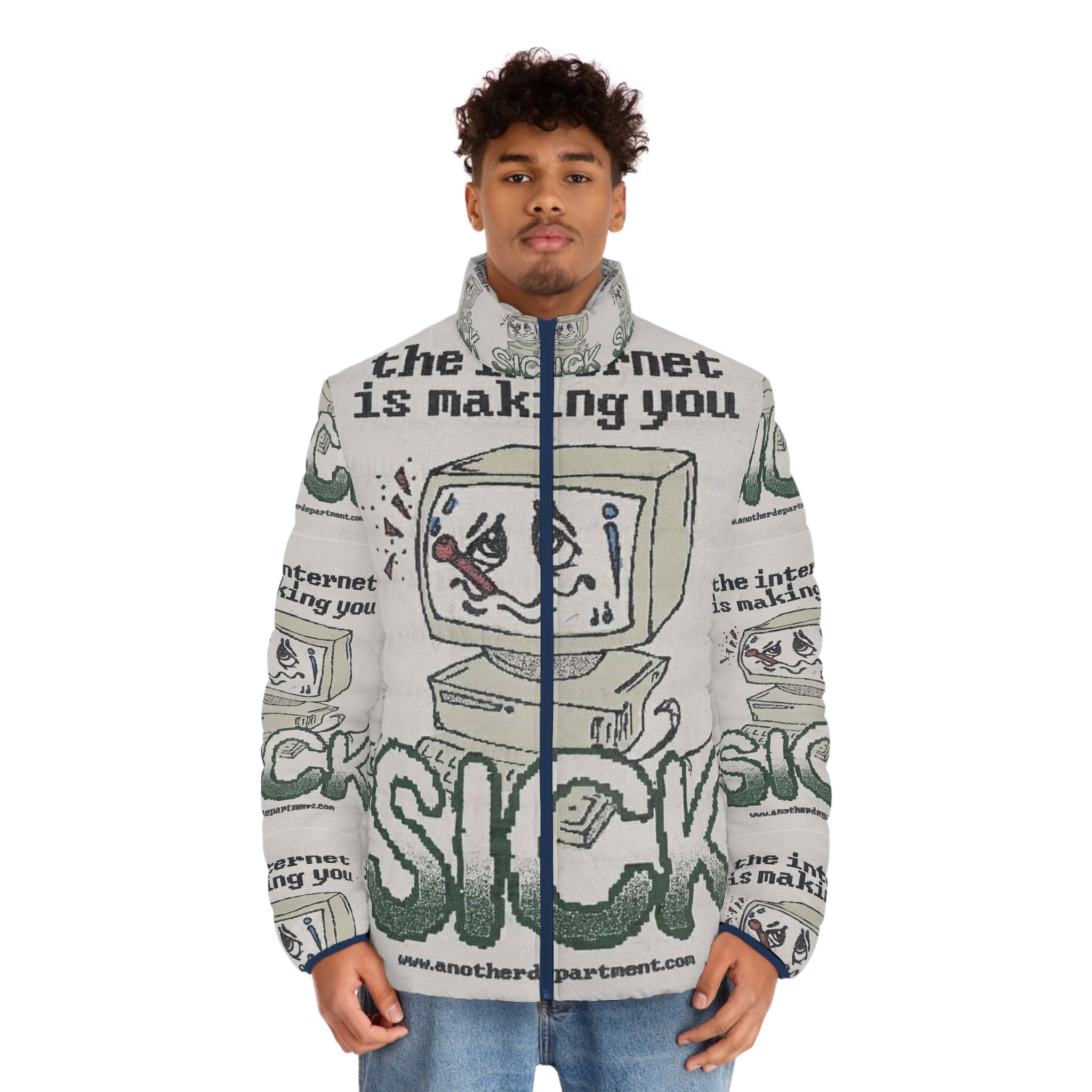 Men's Puffer Jacket (AOP) Printify