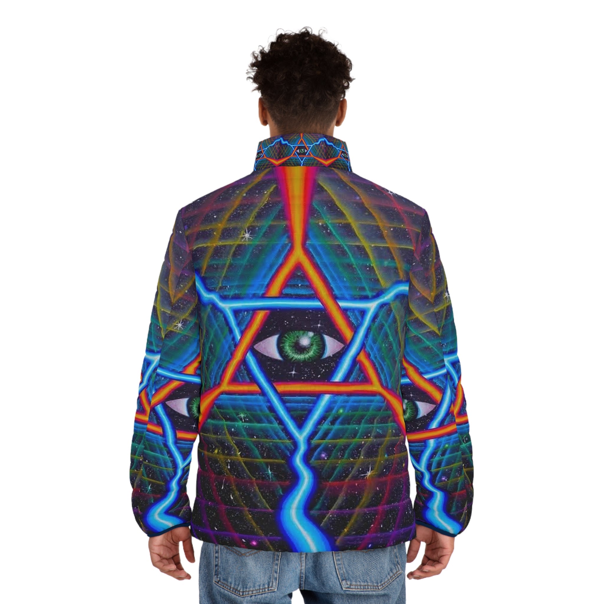Men's Puffer Jacket (AOP) Printify