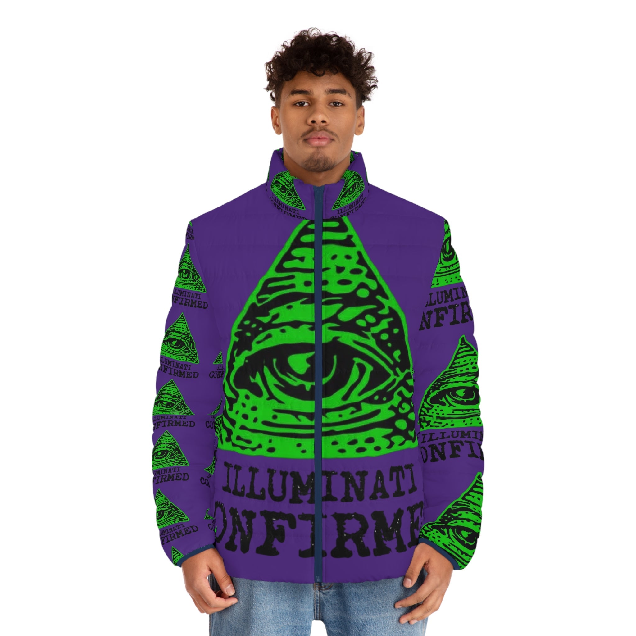 Men's Puffer Jacket (AOP) Printify