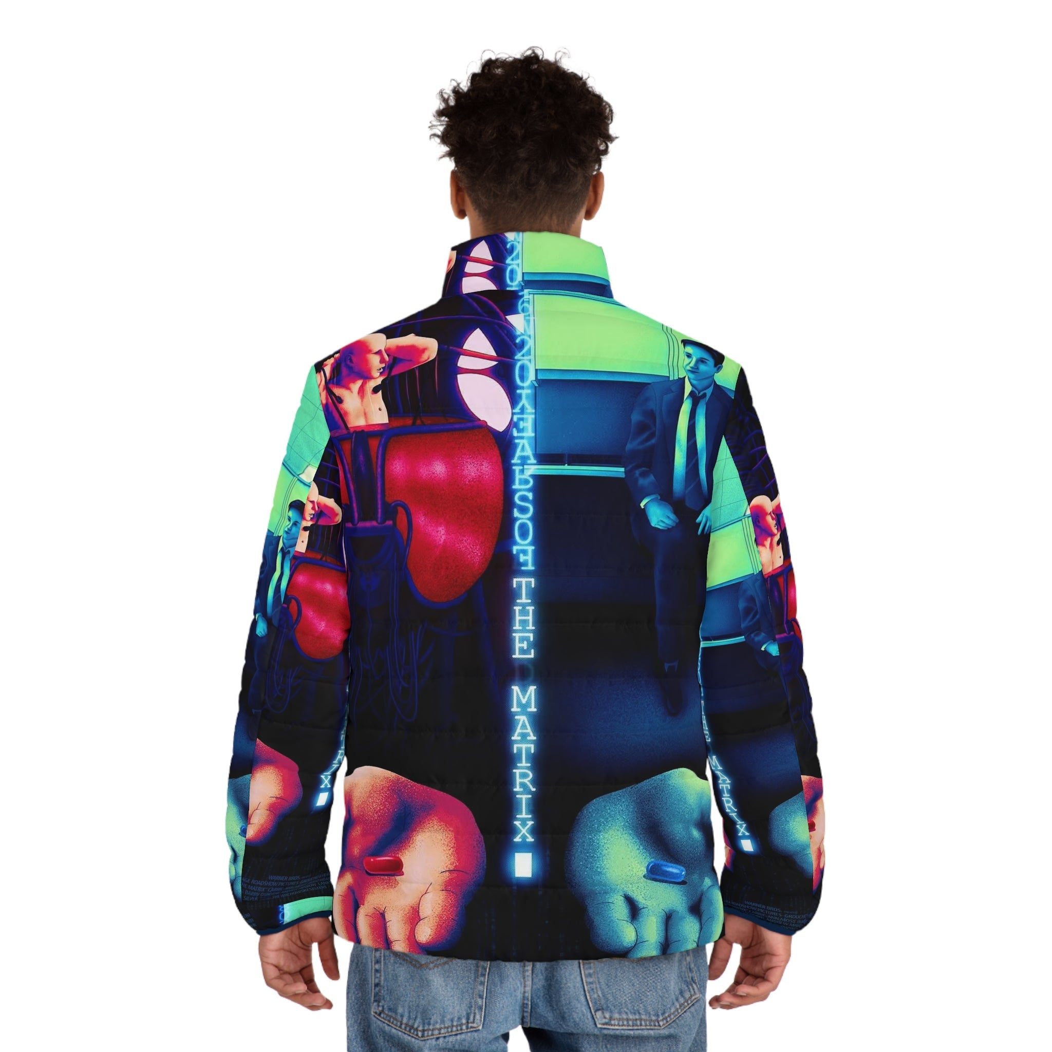 Men's Puffer Jacket (AOP) Printify