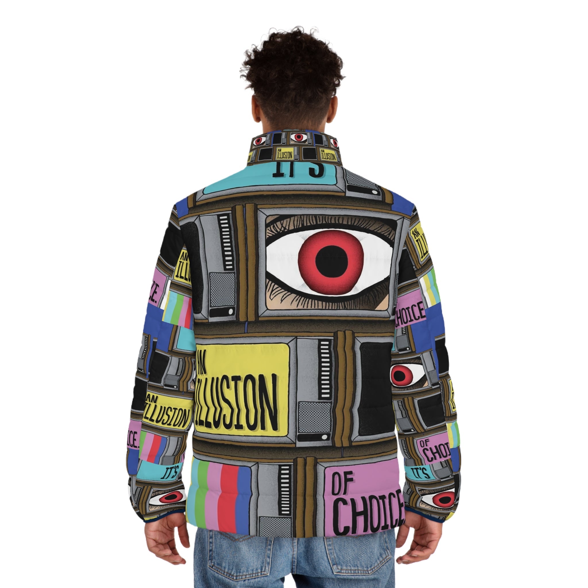 Men's Puffer Jacket (AOP) Printify