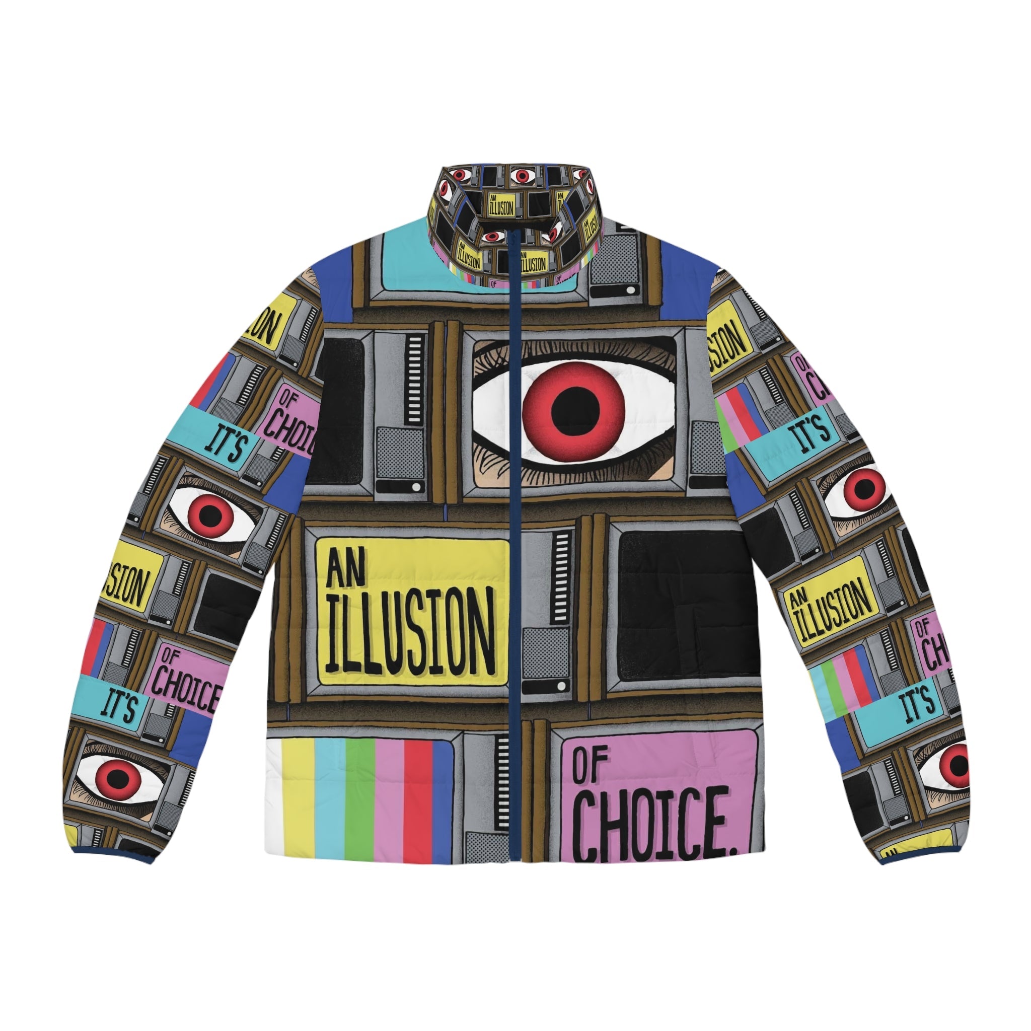 Men's Puffer Jacket (AOP) Printify