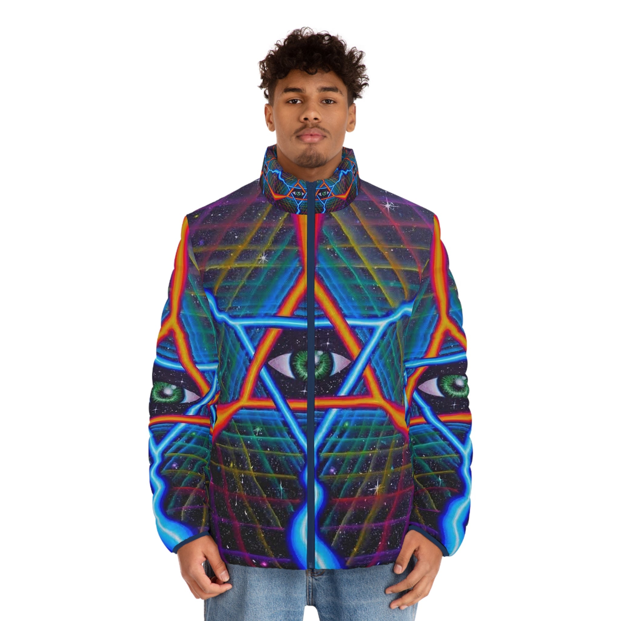 Men's Puffer Jacket (AOP) Printify