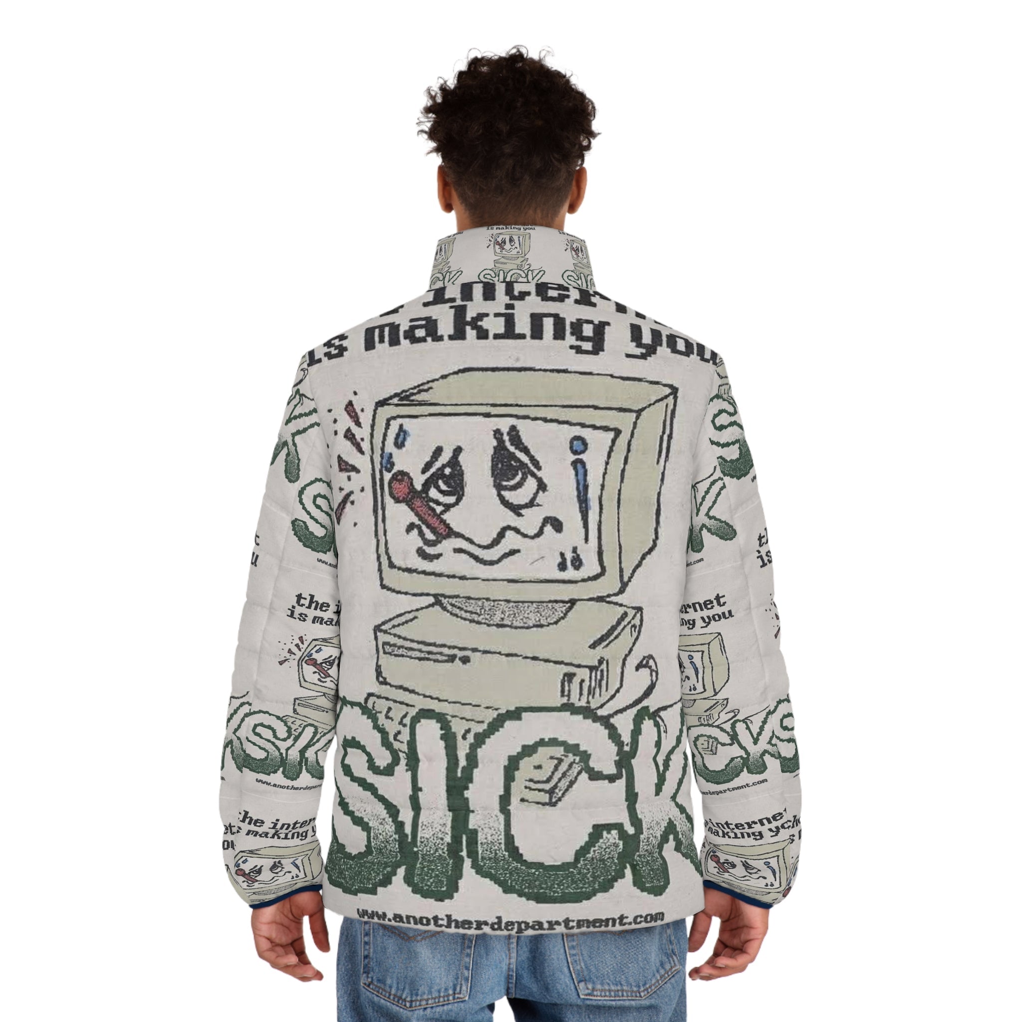 Men's Puffer Jacket (AOP) Printify