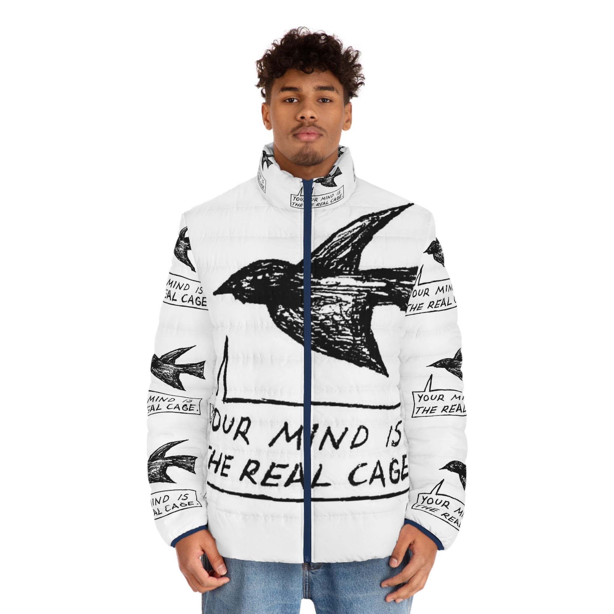 Men's Puffer Jacket (AOP) Printify