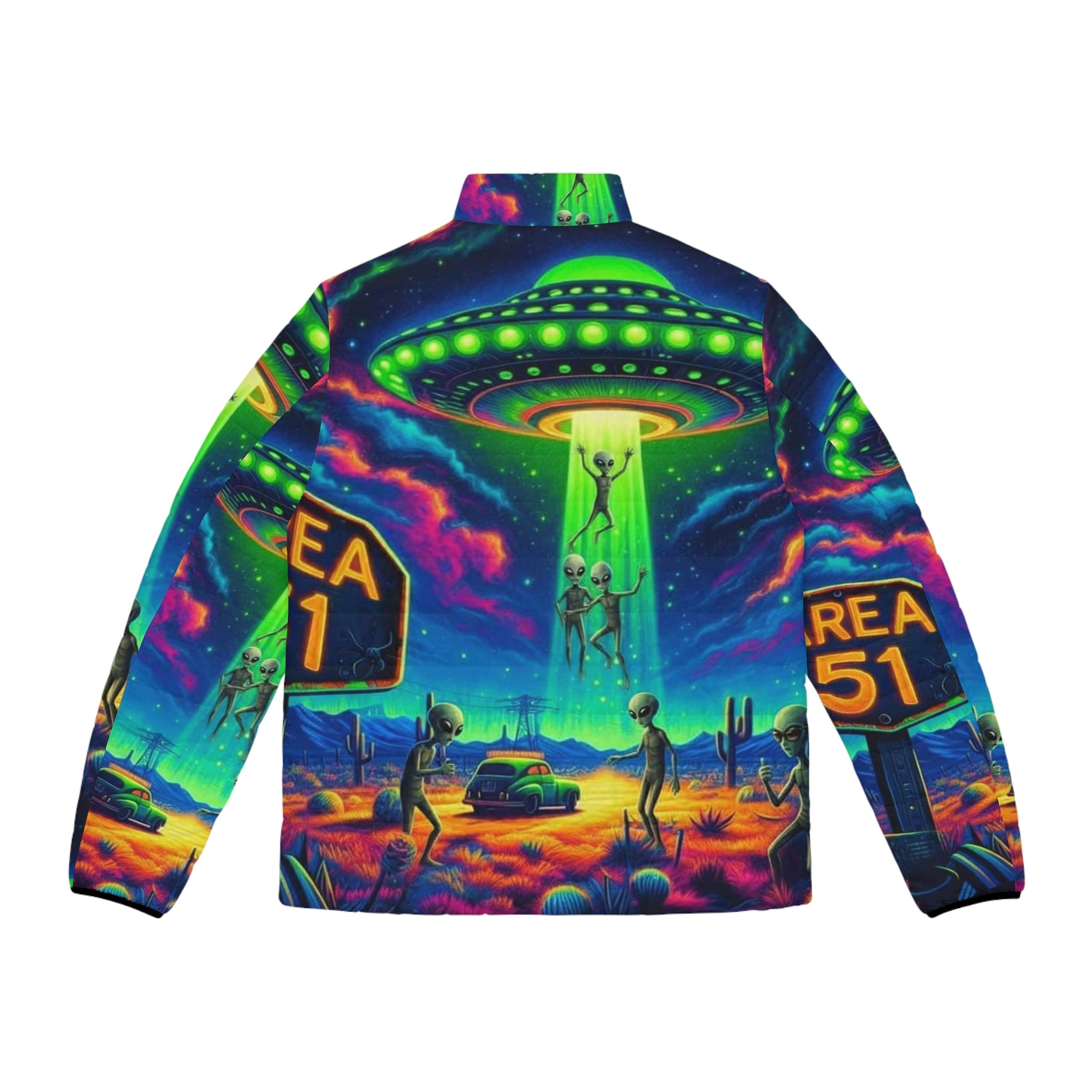 Men's Puffer Jacket (AOP) Printify