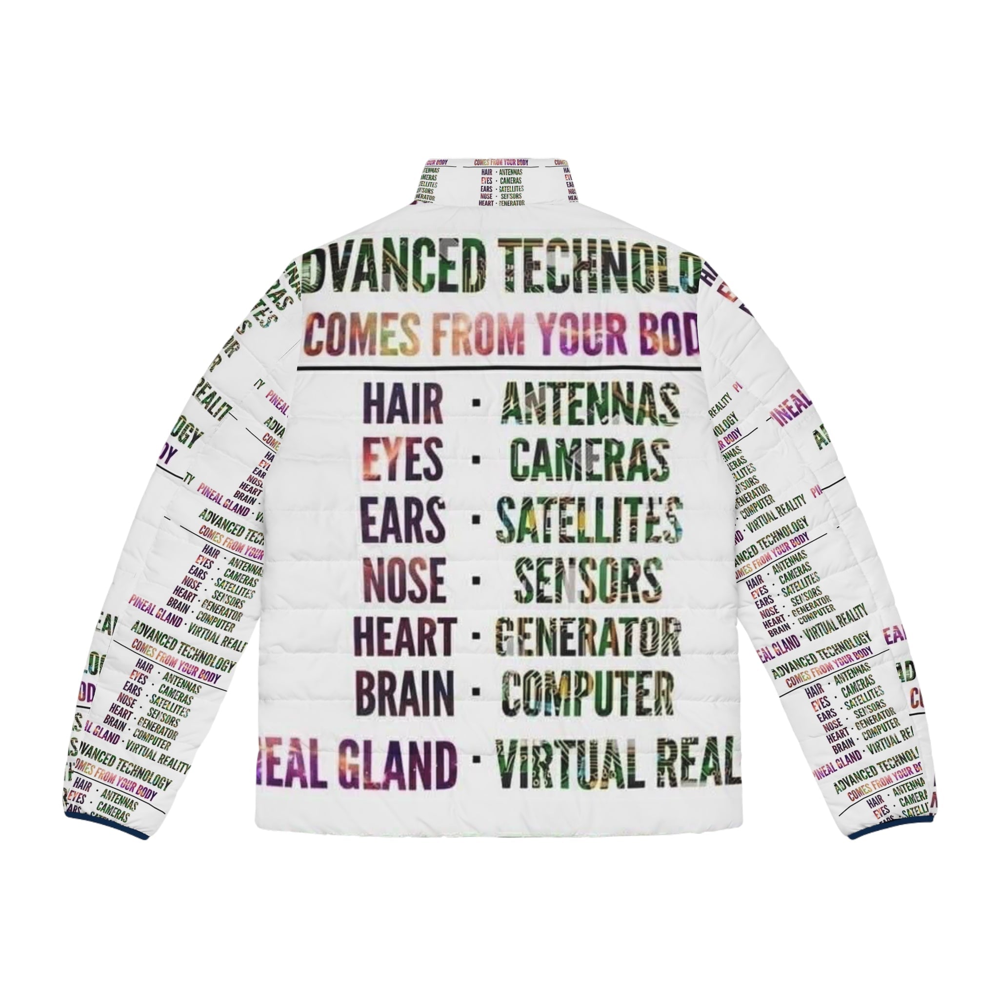 Men's Puffer Jacket (AOP) Printify