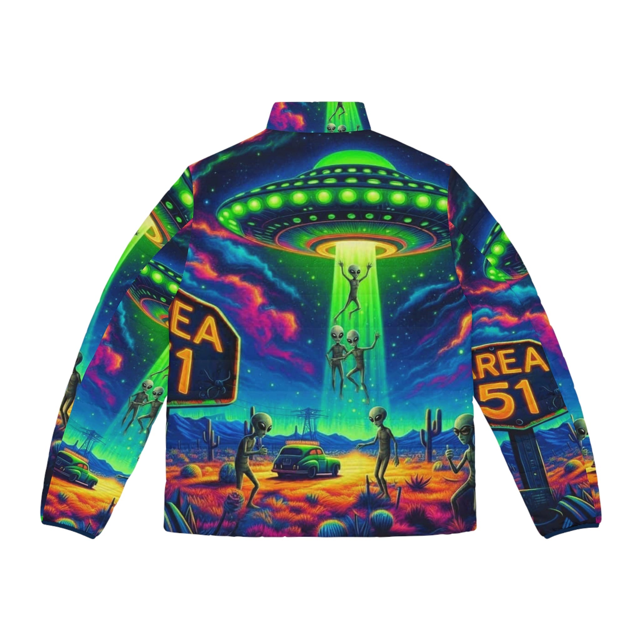 Men's Puffer Jacket (AOP) Printify