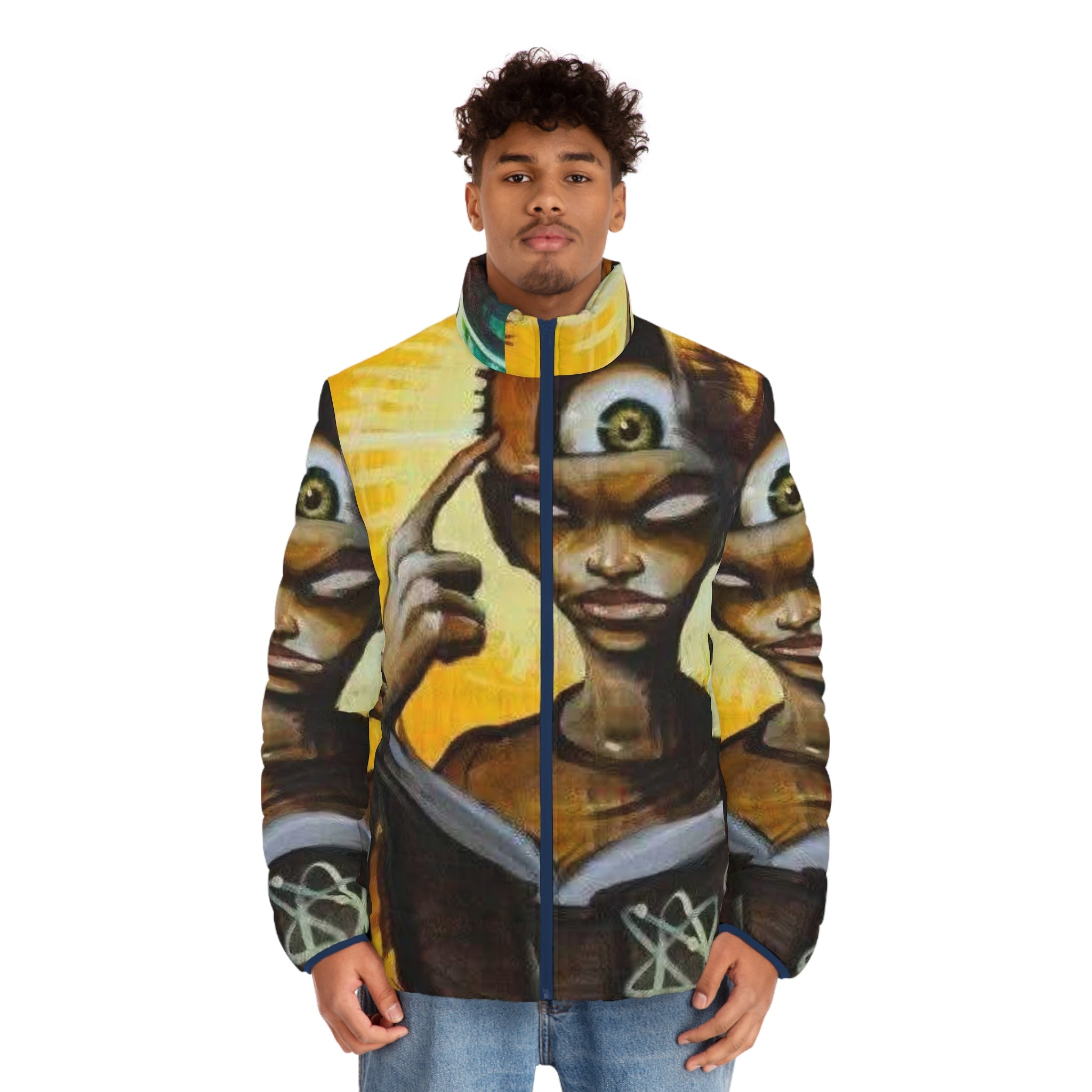 Men's Puffer Jacket (AOP) Printify