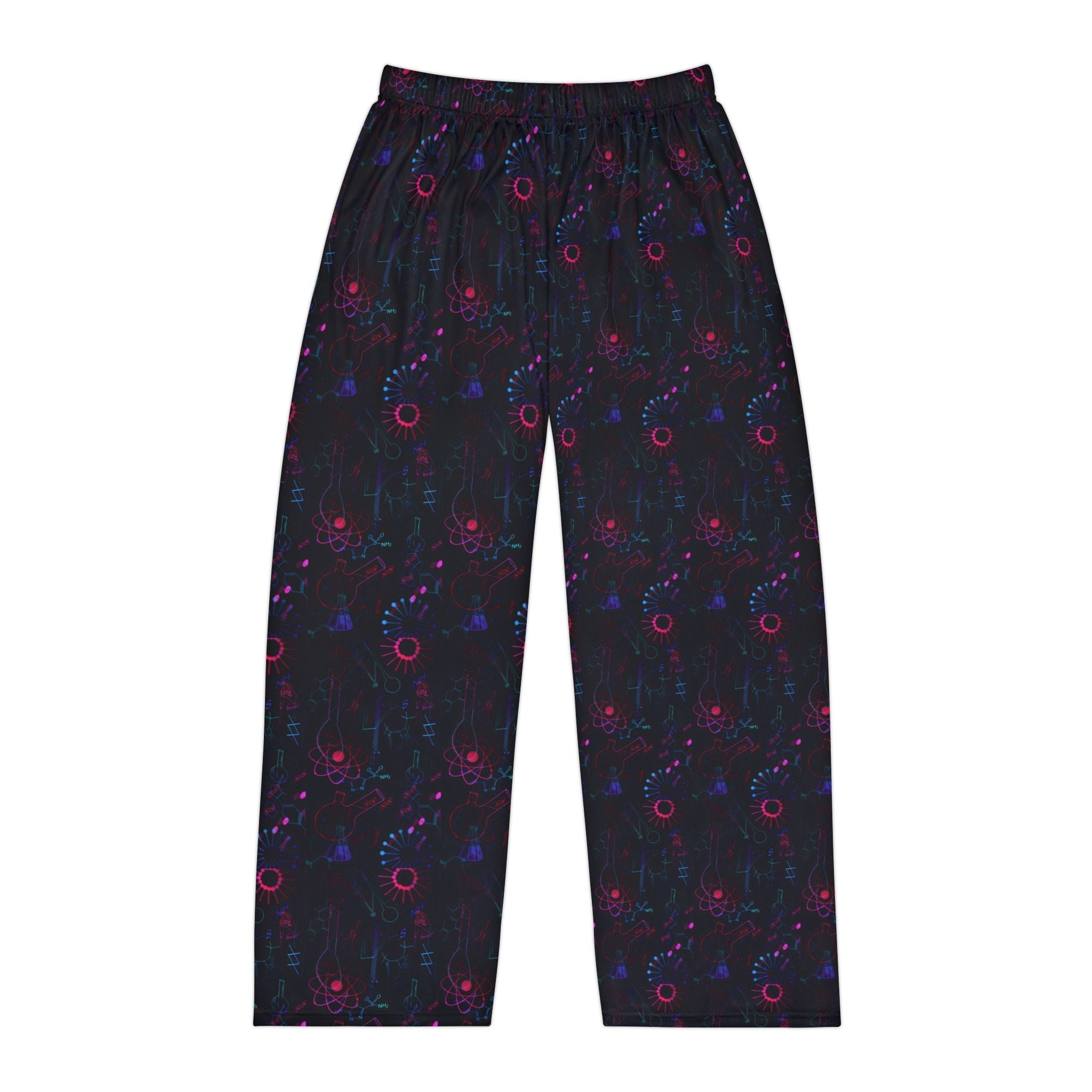 Men's Science-Themed Pajama Pants, Cozy Sleepwear, Science Lover Gift, Perfect for Sleep & Relaxation, Bedroom Decor, Fun Gift Idea Printify