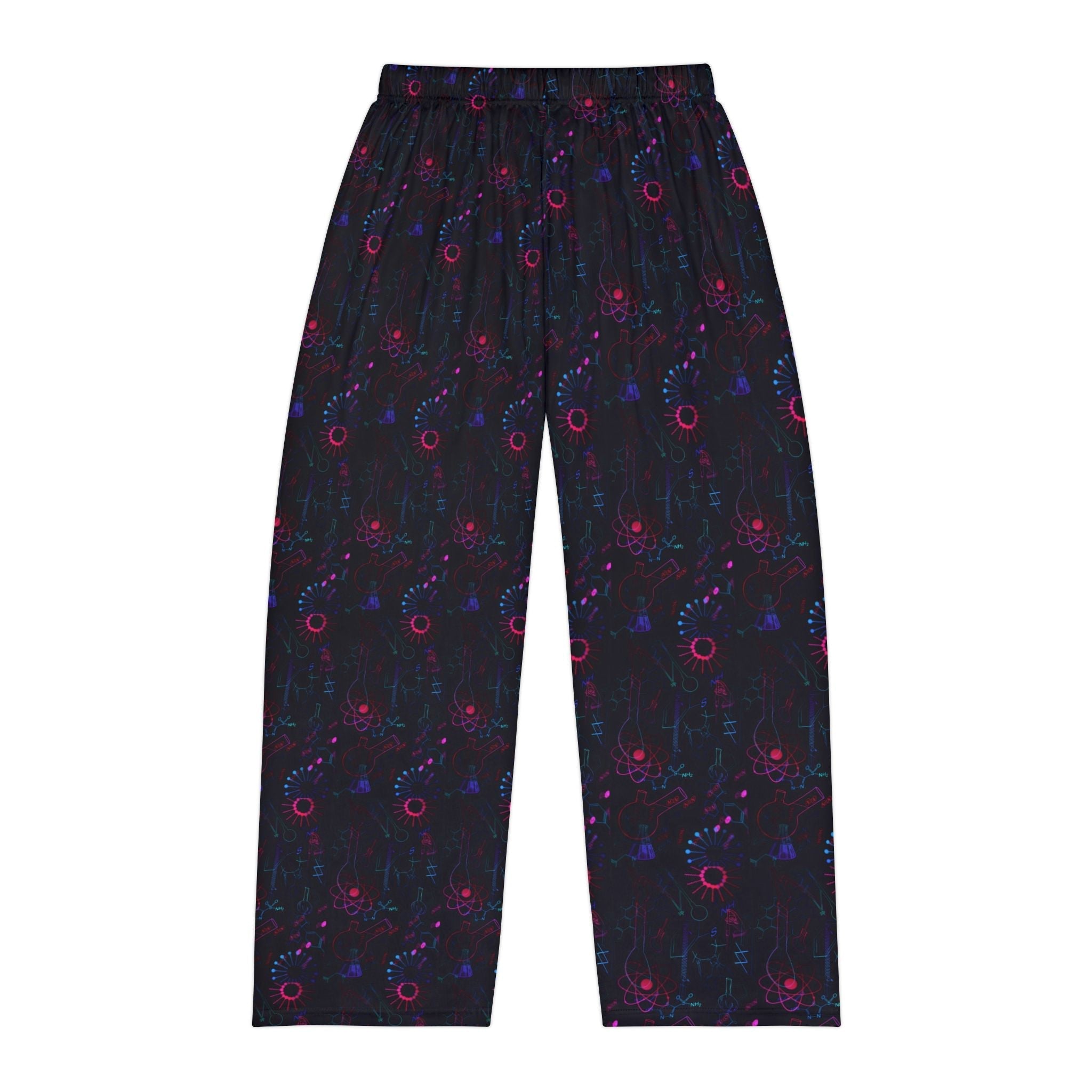 Men's Science-Themed Pajama Pants, Cozy Sleepwear, Science Lover Gift, Perfect for Sleep & Relaxation, Bedroom Decor, Fun Gift Idea Printify