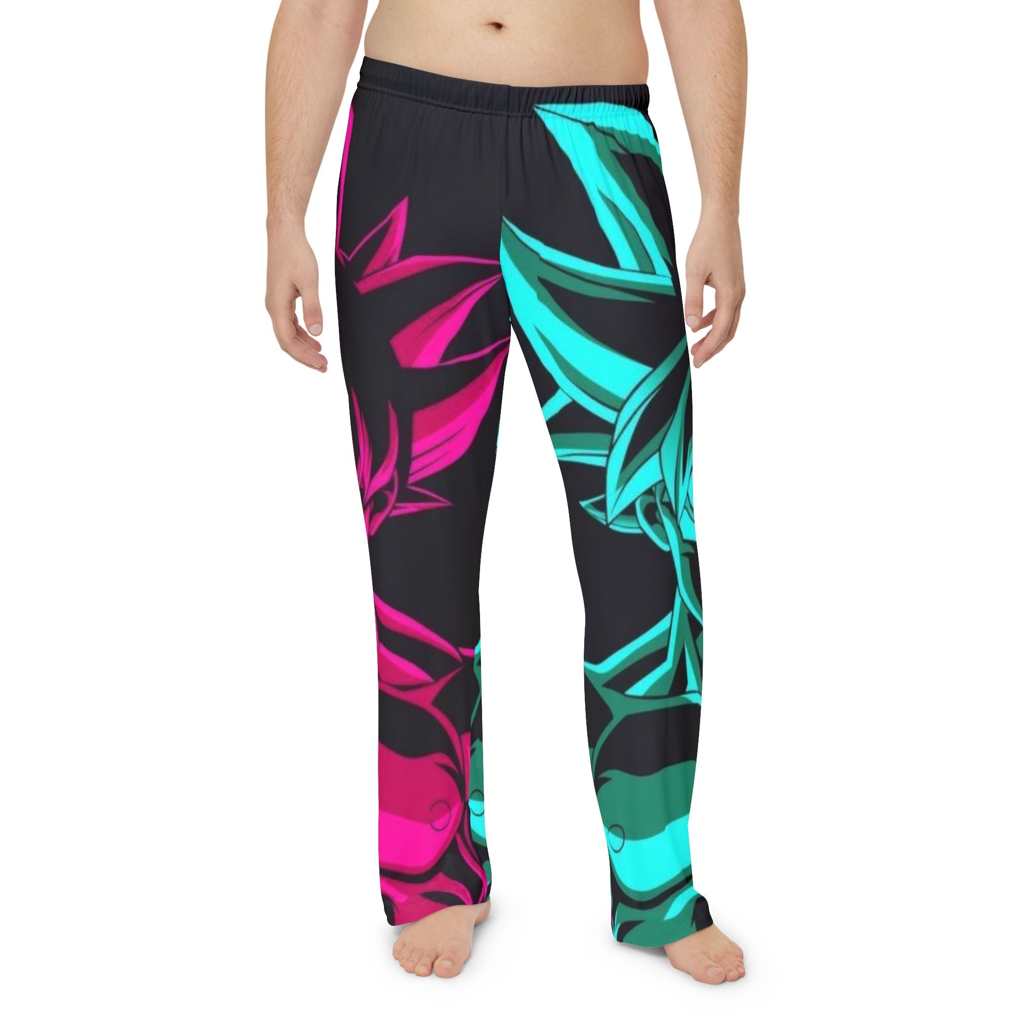 JR Vortex — “Neon Shadow” AOP Pajama Pants Printify