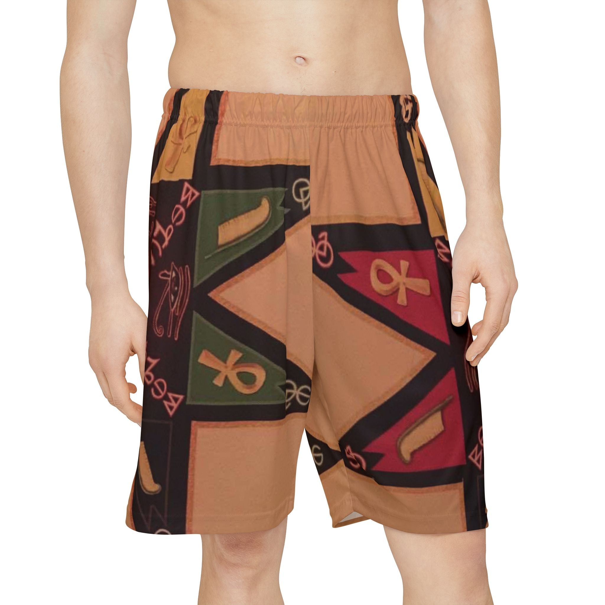 Men’s Vibrant Sports Shorts - Comfortable Activewear for Summer Activities Printify