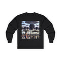 Mothership Arrival Long Sleeve by JR Vortex – Cosmic Roots sci-fi streetwear
