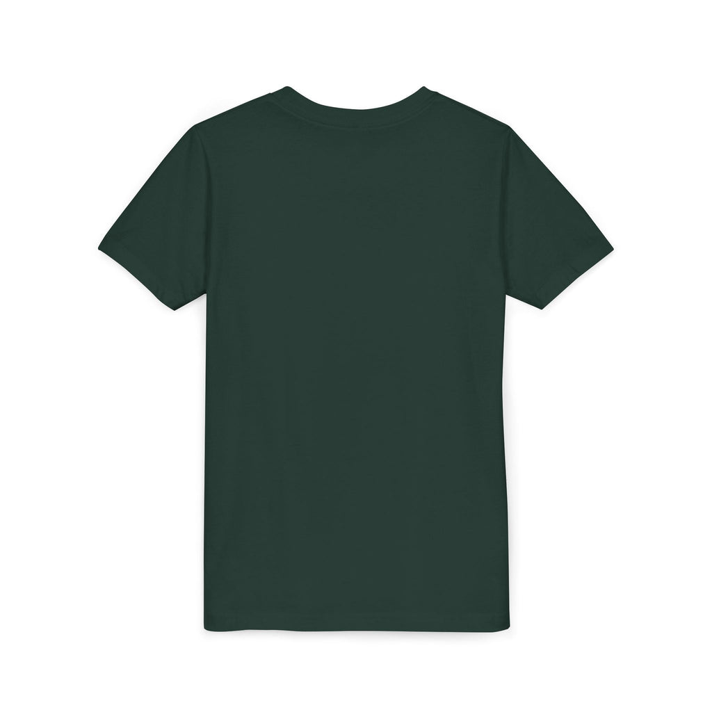Mushroom Frequency Youth Tee — Playful Peace Sign Graphic