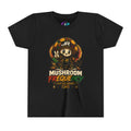 Mushroom Frequency Youth Tee — Playful Peace Sign Graphic