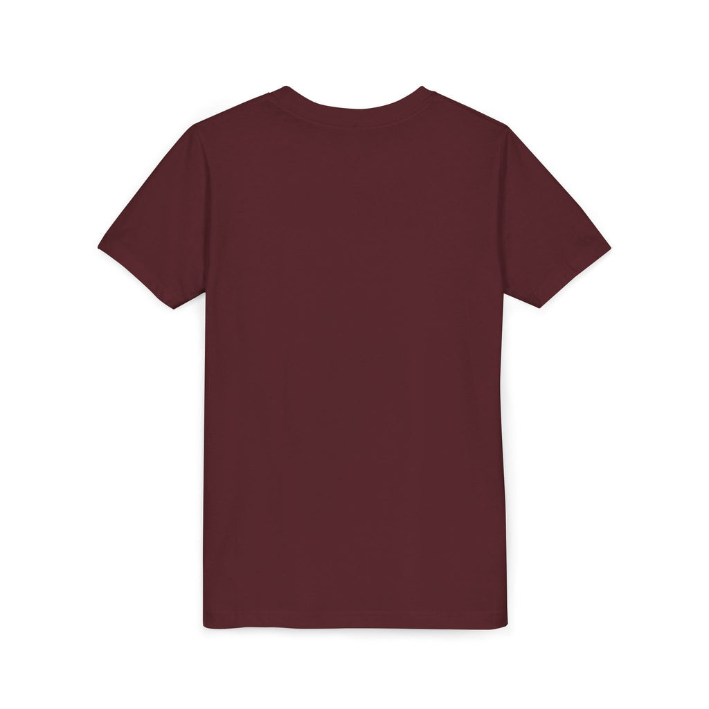 Mushroom Frequency Youth Tee — Playful Peace Sign Graphic