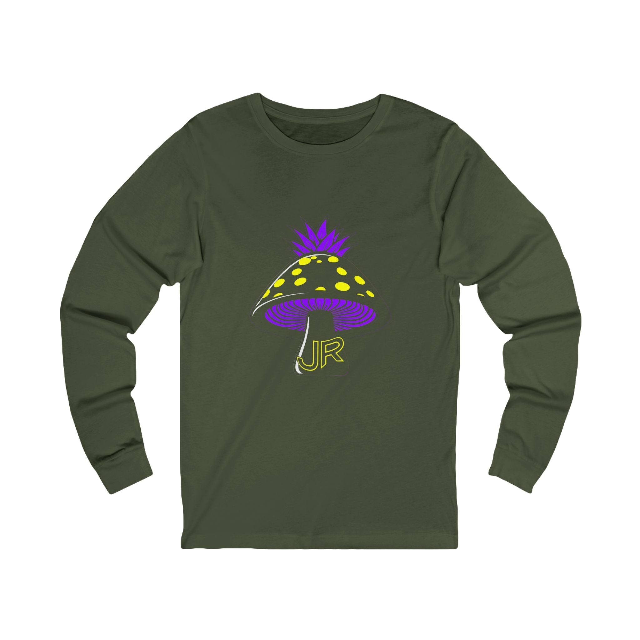 Mushroom Graphic Long Sleeve Tee | Unisex Tee, Casual Wear, Gifts for Nature Lovers, Festival Fashion, Unique Tees💫