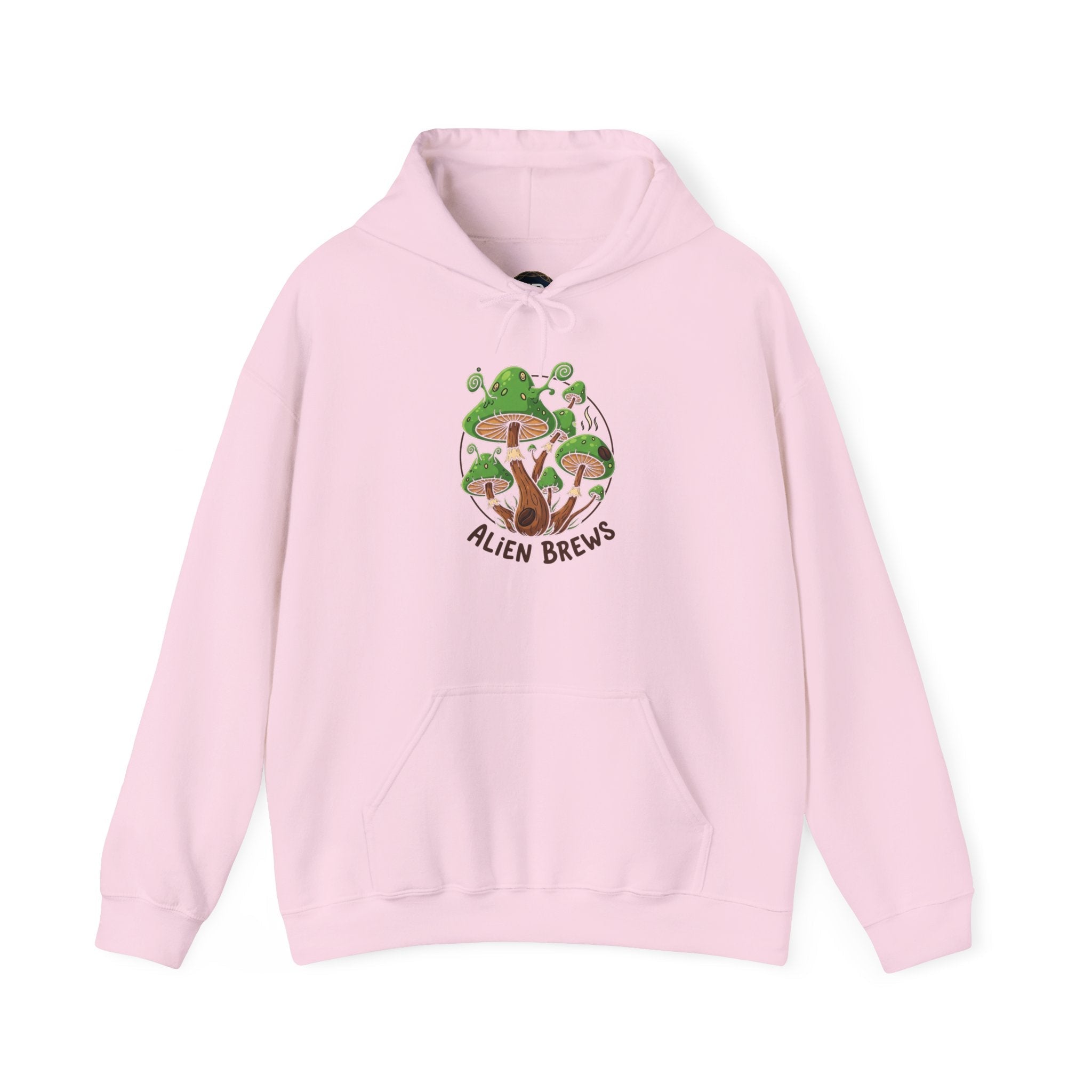Mushroom Grove Hoodie — Psychedelic Mushroom Streetwear Graphic Hoodie Printify