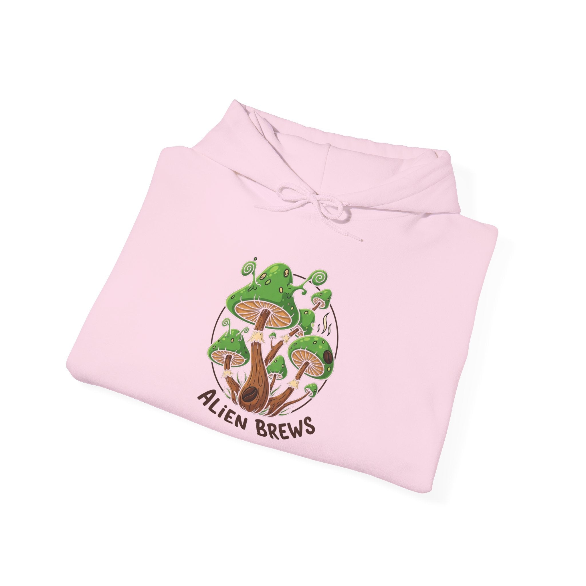 Mushroom Grove Hoodie — Psychedelic Mushroom Streetwear Graphic Hoodie Printify