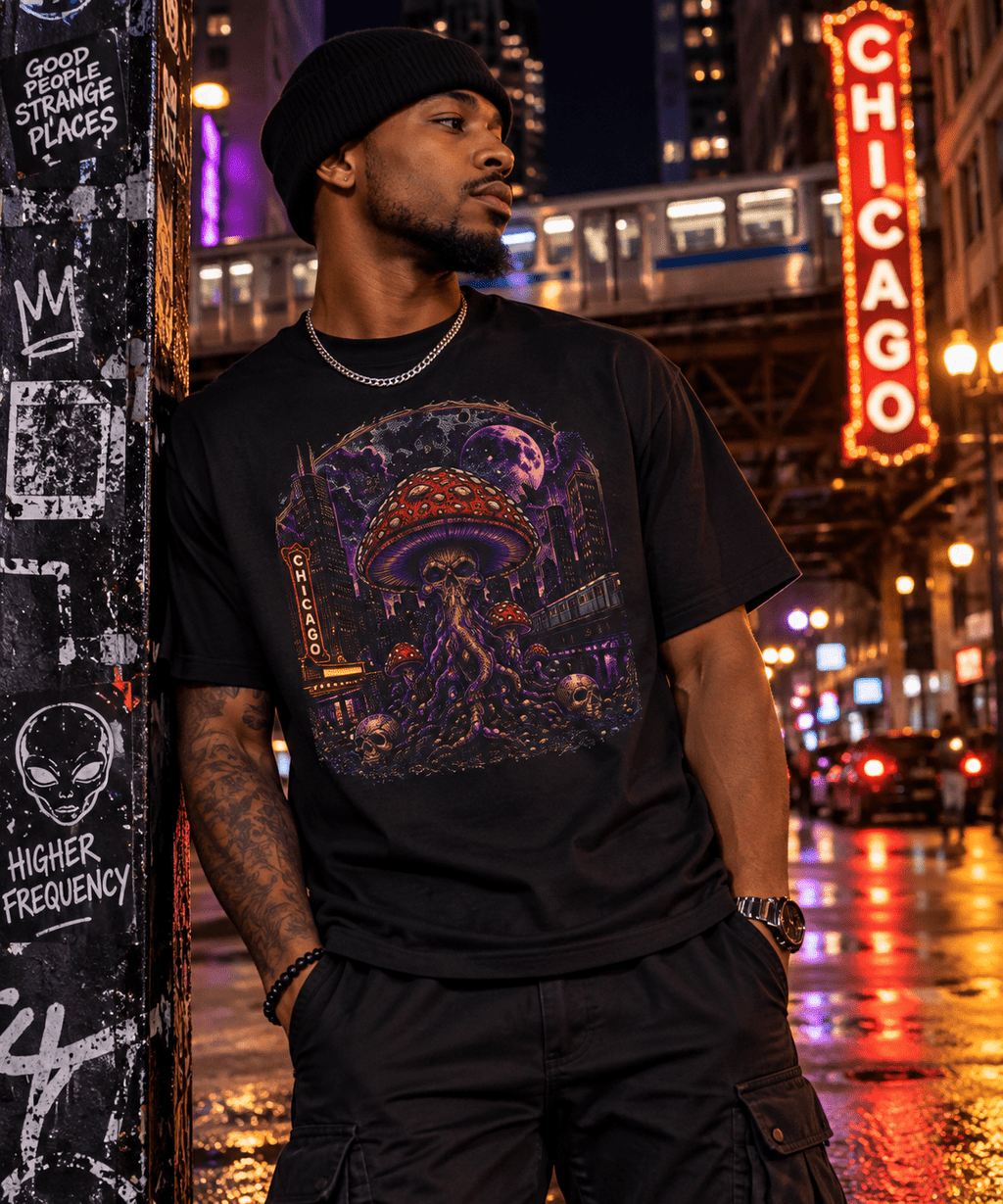 Mushroom Kraken T-Shirt | Dark Urban Fantasy