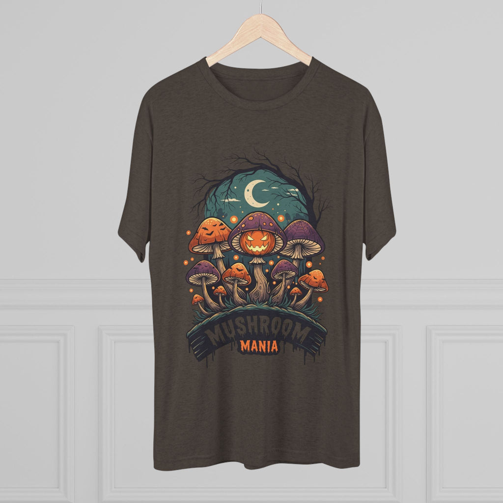 Mushroom Mania Halloween Tee — Spooky Jack-O'-Lantern Mushroom Streetwear