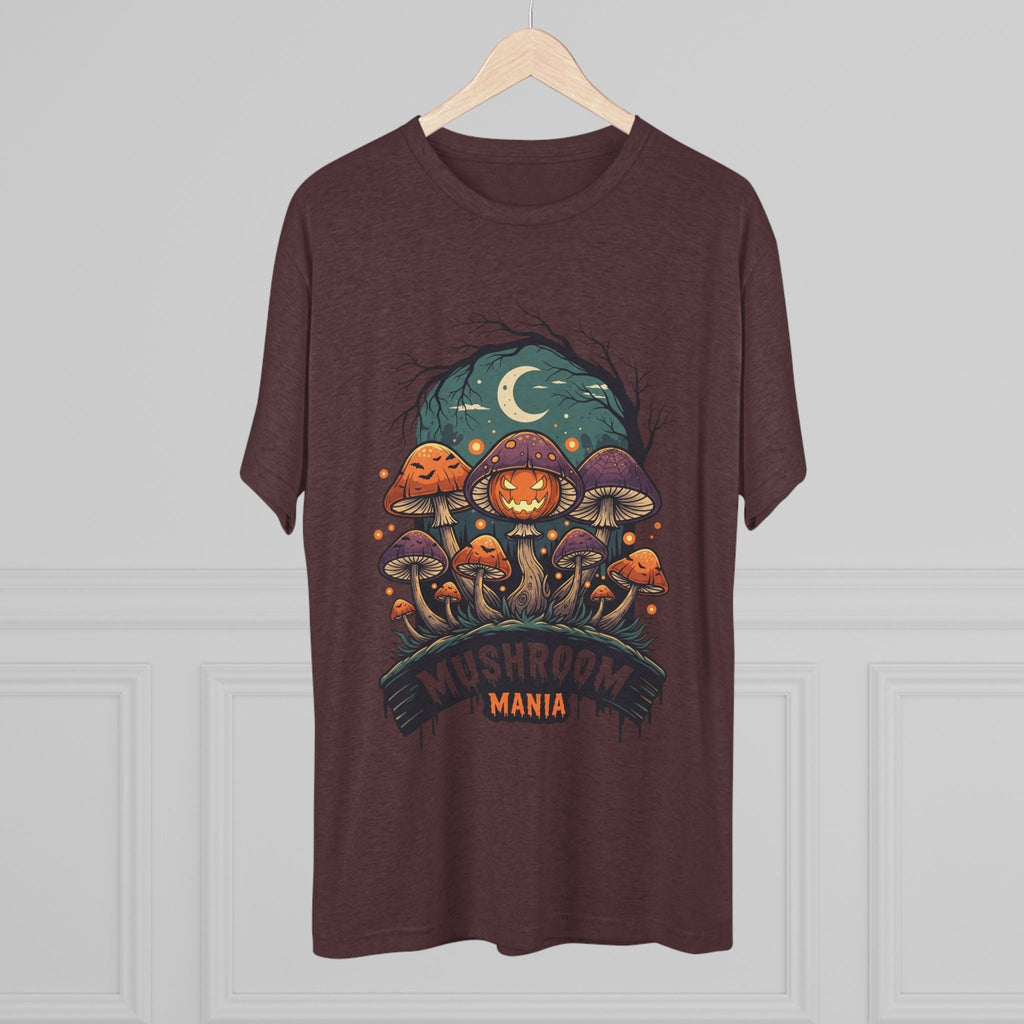 Mushroom Mania Halloween Tee — Spooky Jack-O'-Lantern Mushroom Streetwear