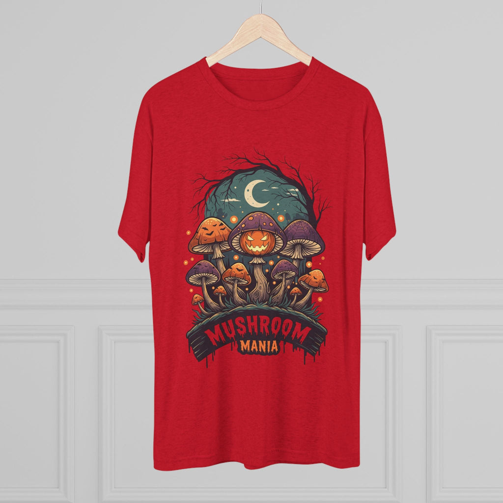 Mushroom Mania Halloween Tee — Spooky Jack-O'-Lantern Mushroom Streetwear