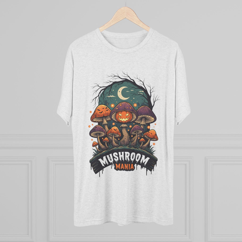 Mushroom Mania Halloween Tee — Spooky Jack-O'-Lantern Mushroom Streetwear