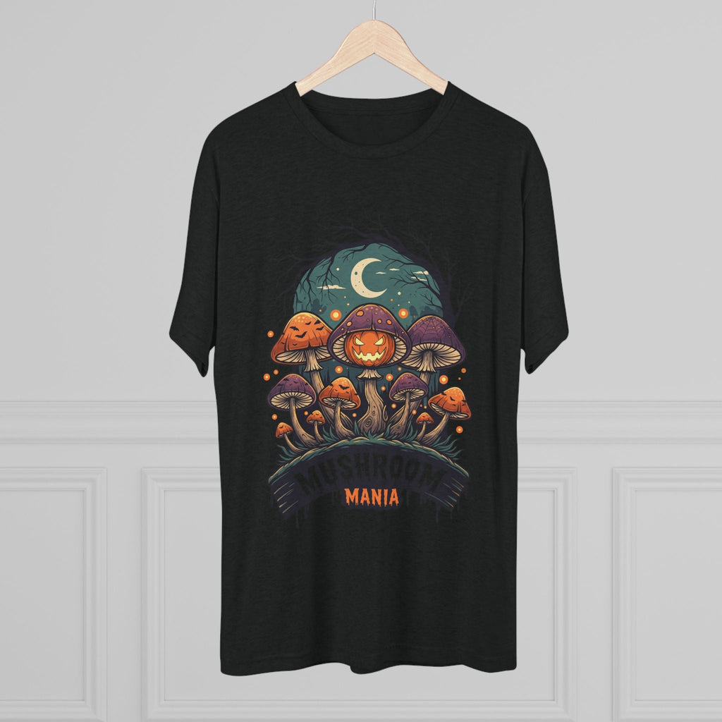 Mushroom Mania Halloween Tee — Spooky Jack-O'-Lantern Mushroom Streetwear