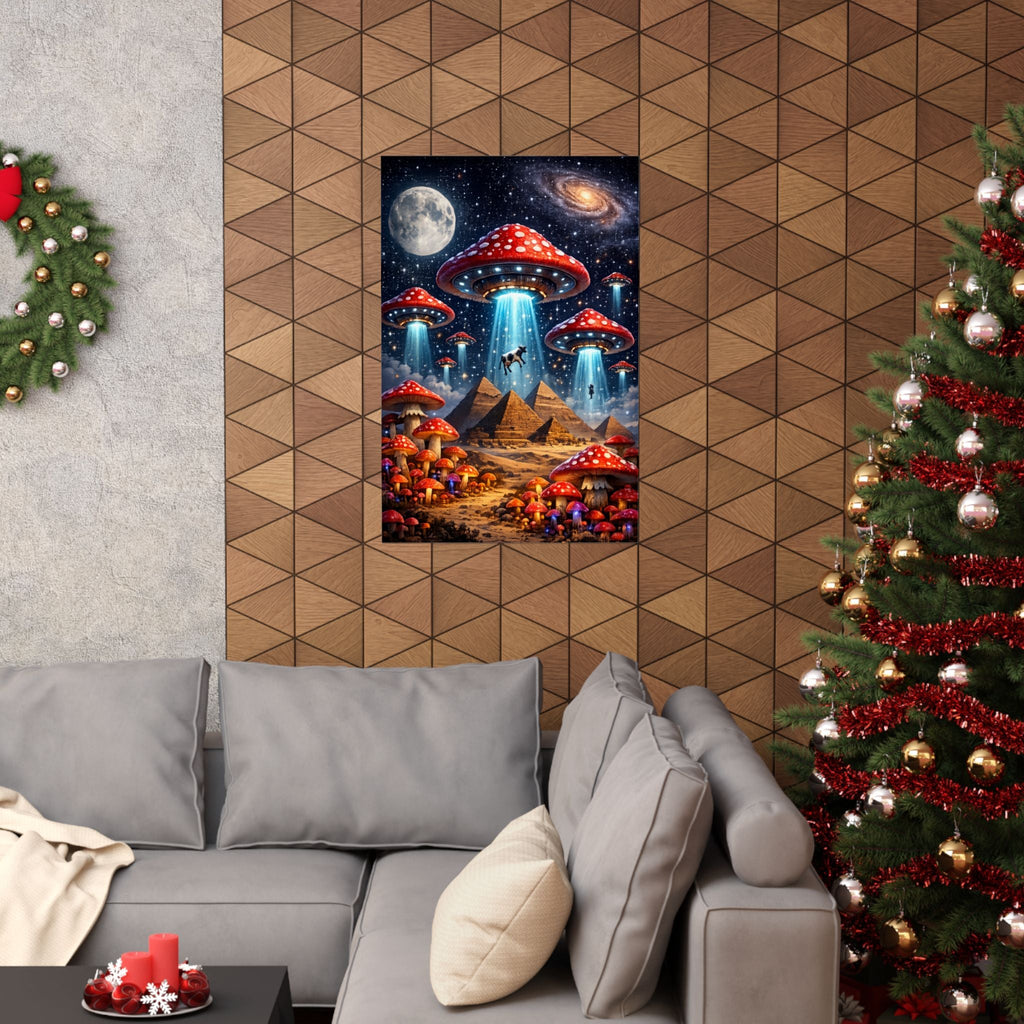 Mushroom Mothership Poster