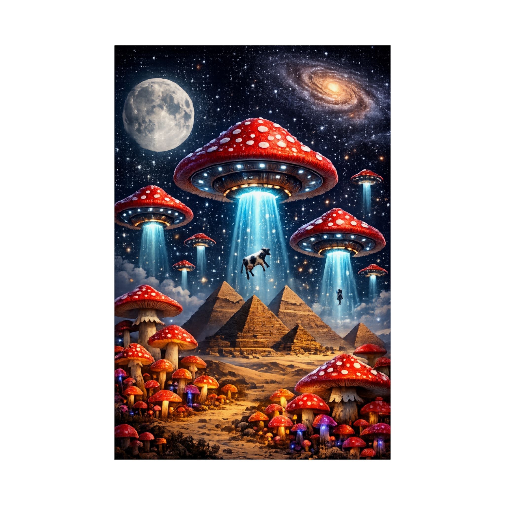 Mushroom Mothership Poster