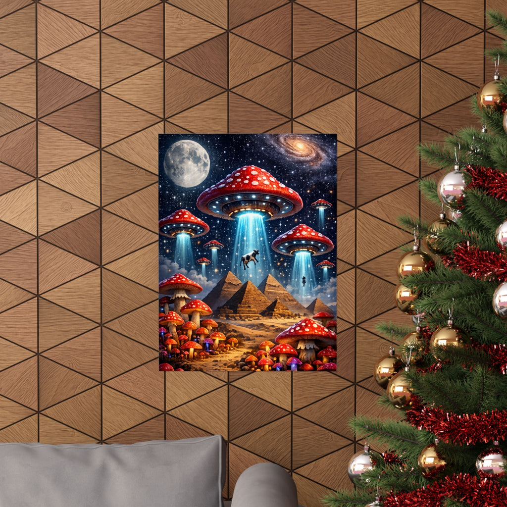Mushroom Mothership Poster