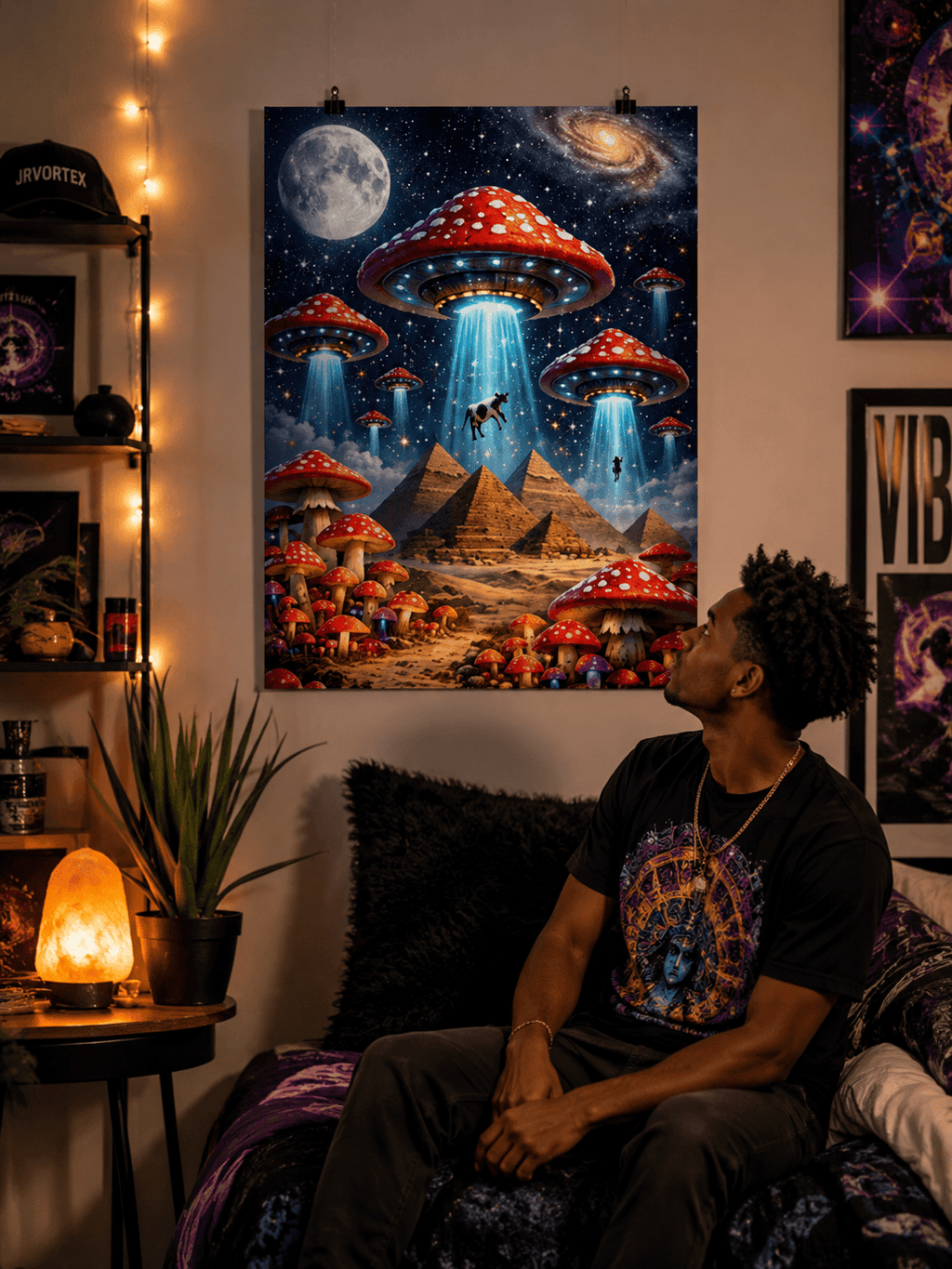 Mushroom Mothership Poster