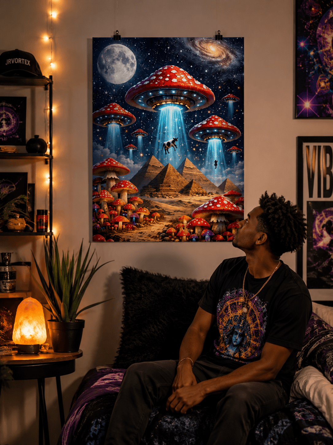 Mushroom Mothership Poster