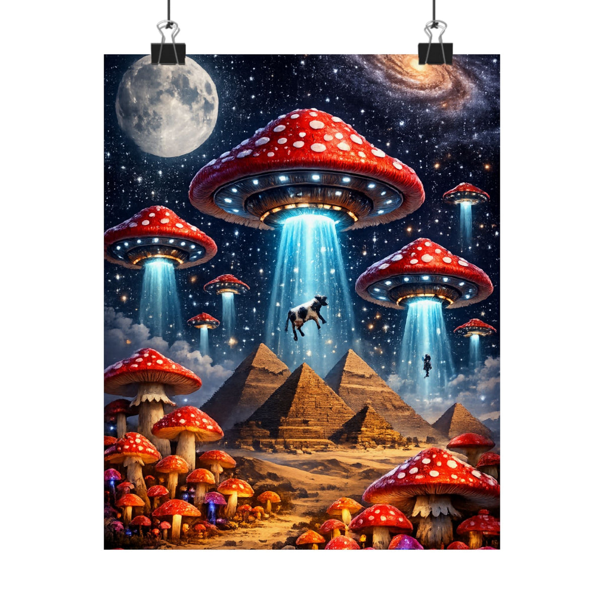 Mushroom Mothership Poster
