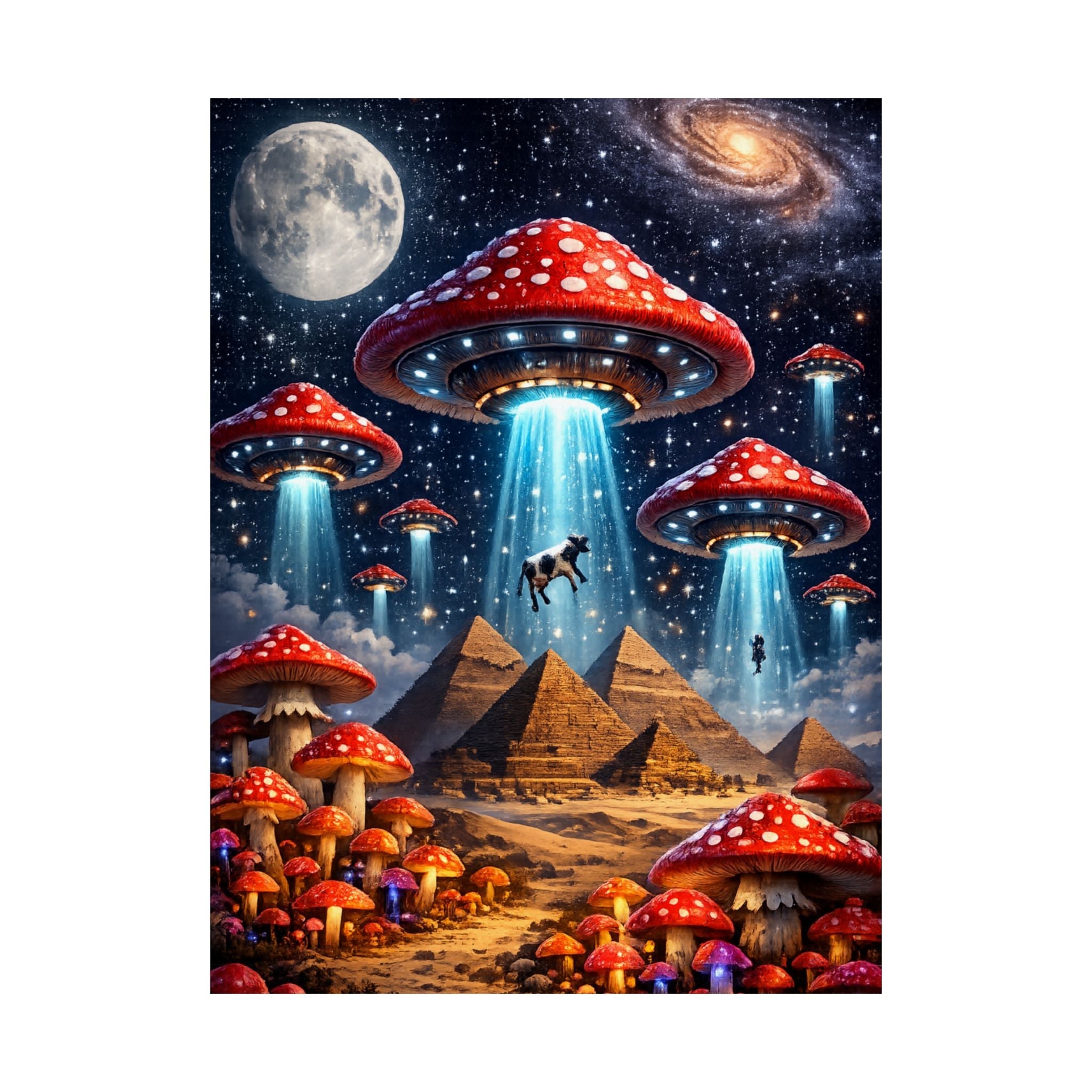 Mushroom Mothership Poster
